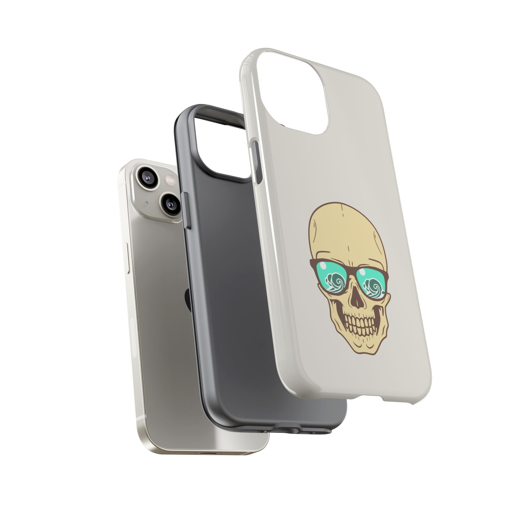 Skeleton Phone Case — Dark Aesthetic Gothic Design