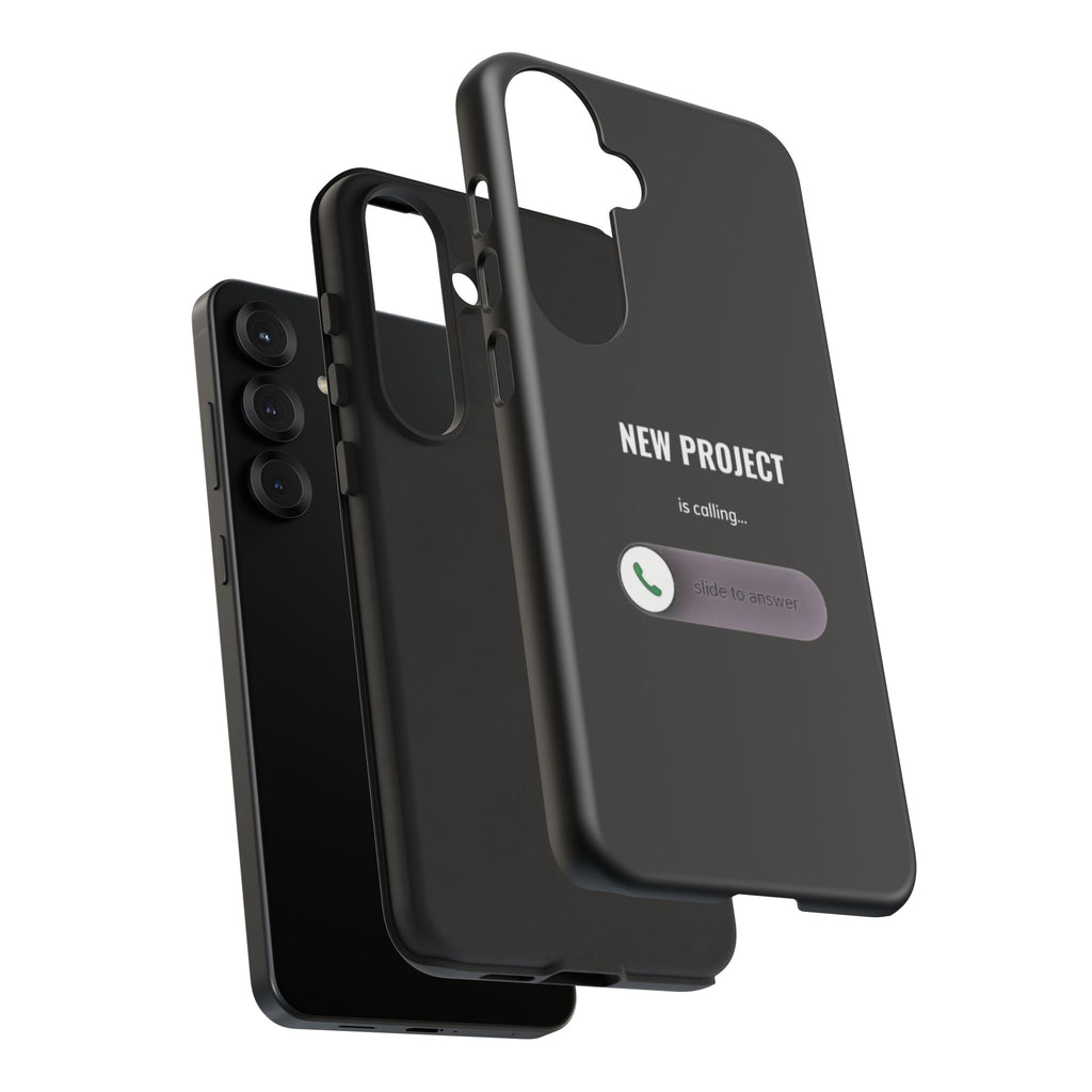 New Project Is Calling Phone Case — Entrepreneur Dark Bold