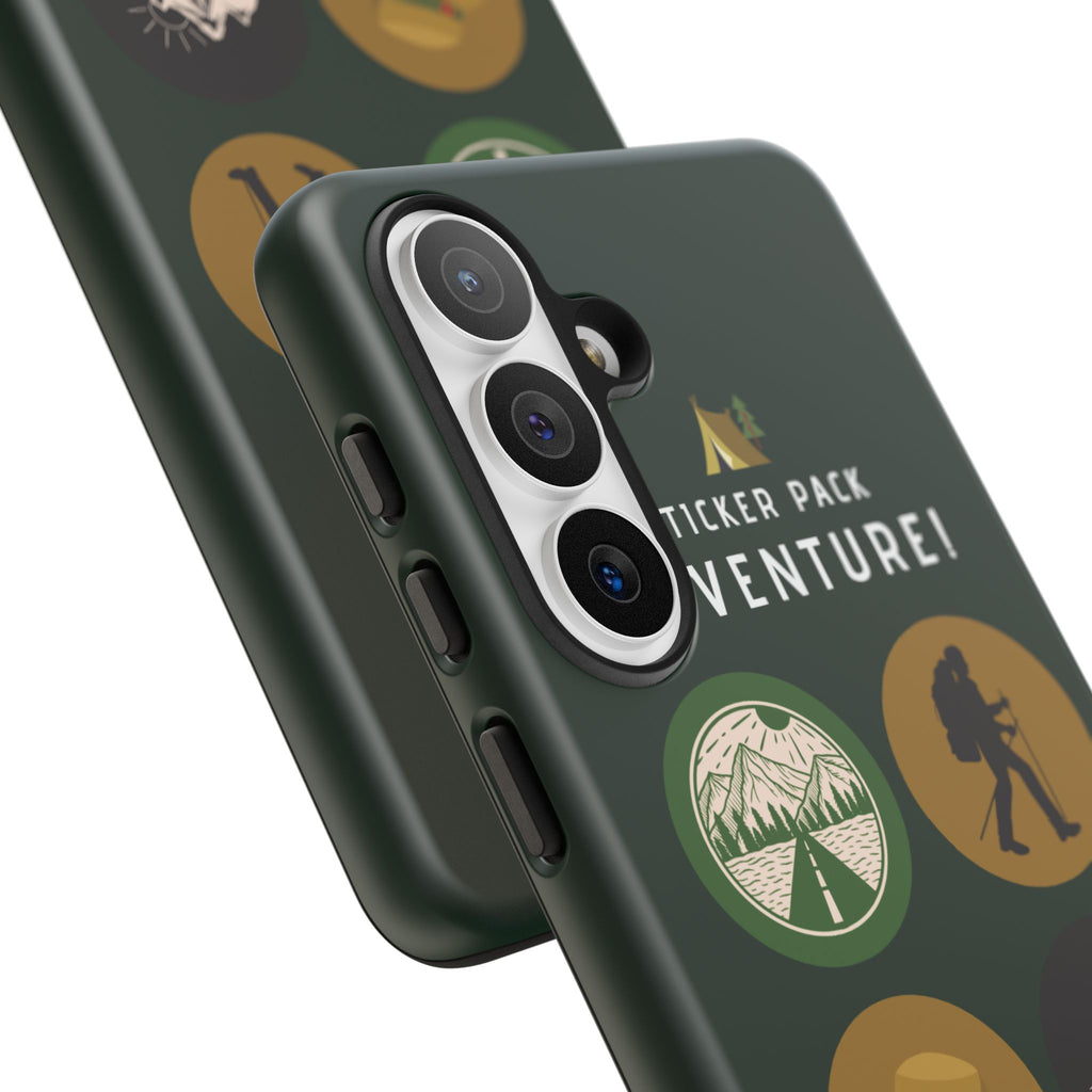 Adventure Hiking Phone Case — Outdoor Sticker Design