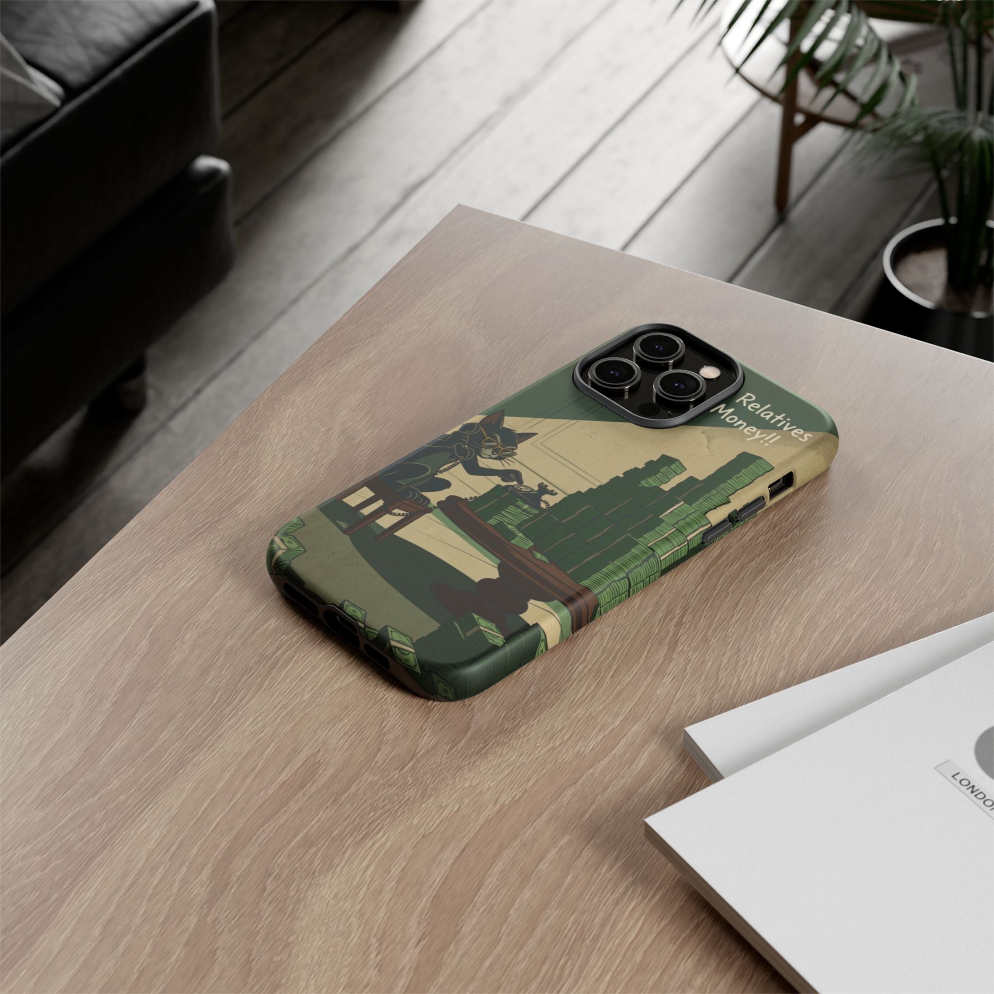 No Love No Relatives — Just Ego & Money Phone Case