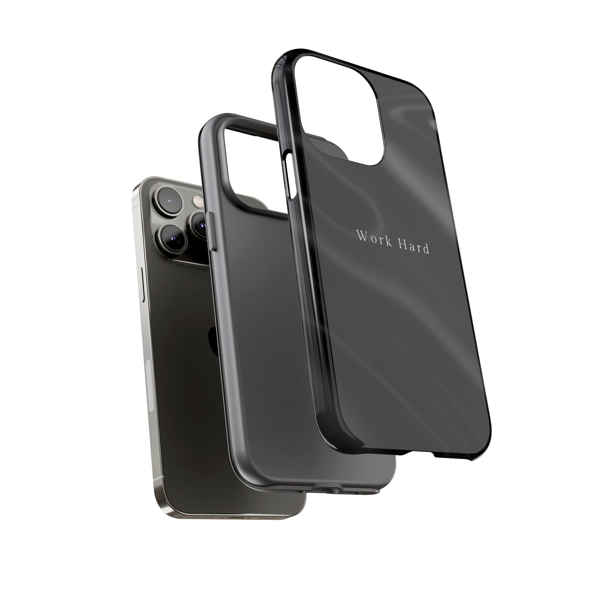Work Hard Phone Case — Executive Hustle Aesthetic Cover