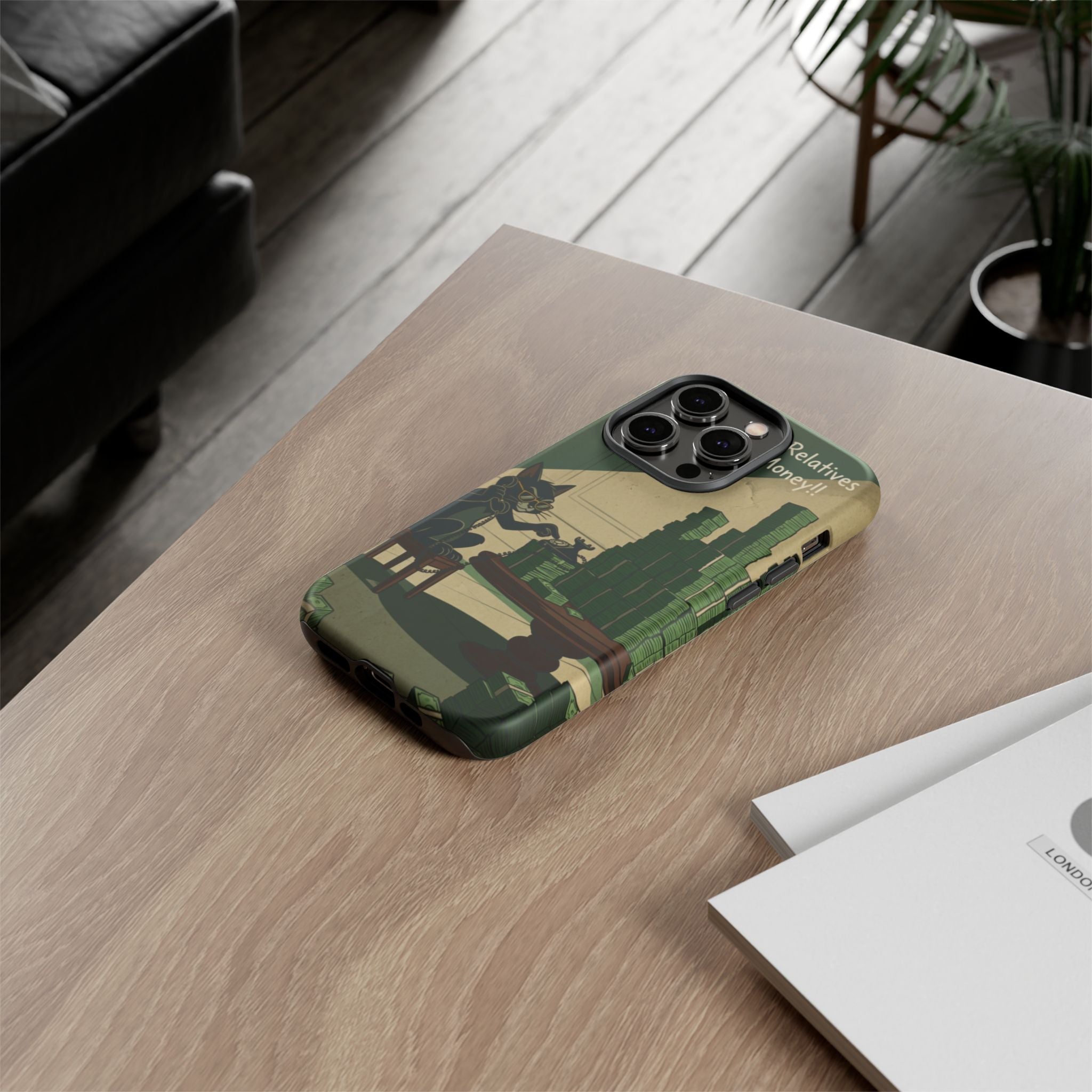 No Love No Relatives — Just Ego & Money Phone Case