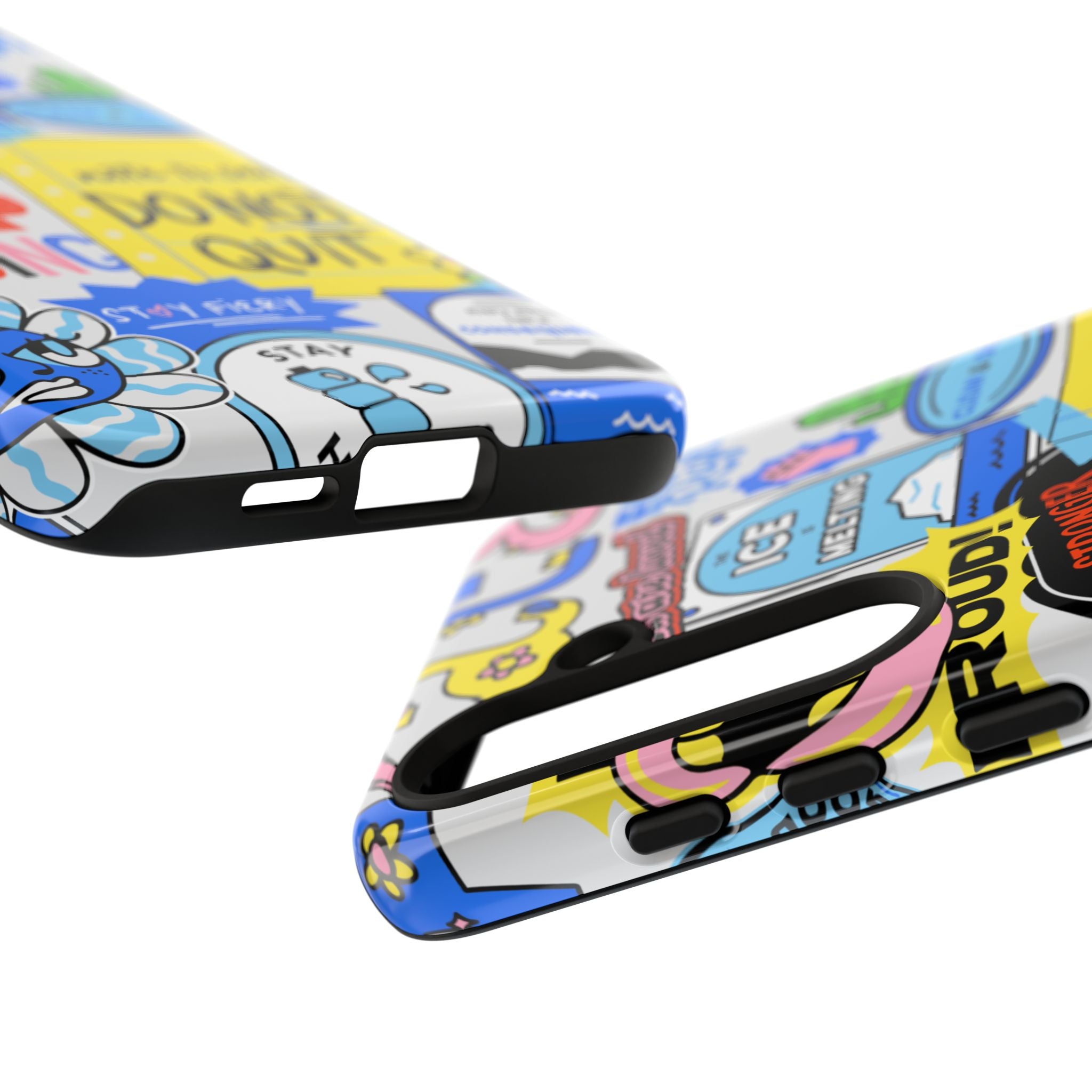 Optimist's Collage Phone Case — Colorful Positive Aesthetic