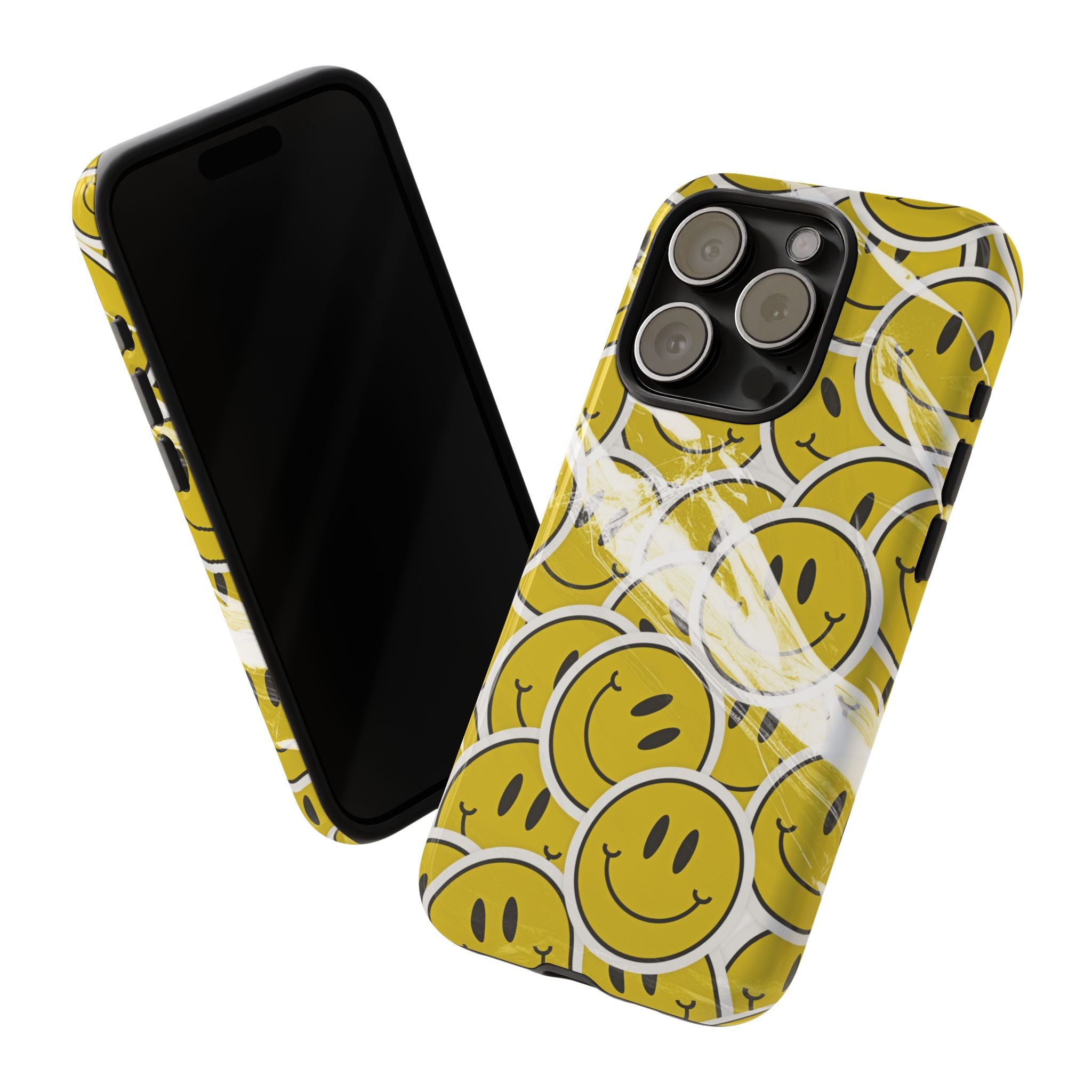 Smiley Face Phone Case — Happy Colorful Aesthetic Cover