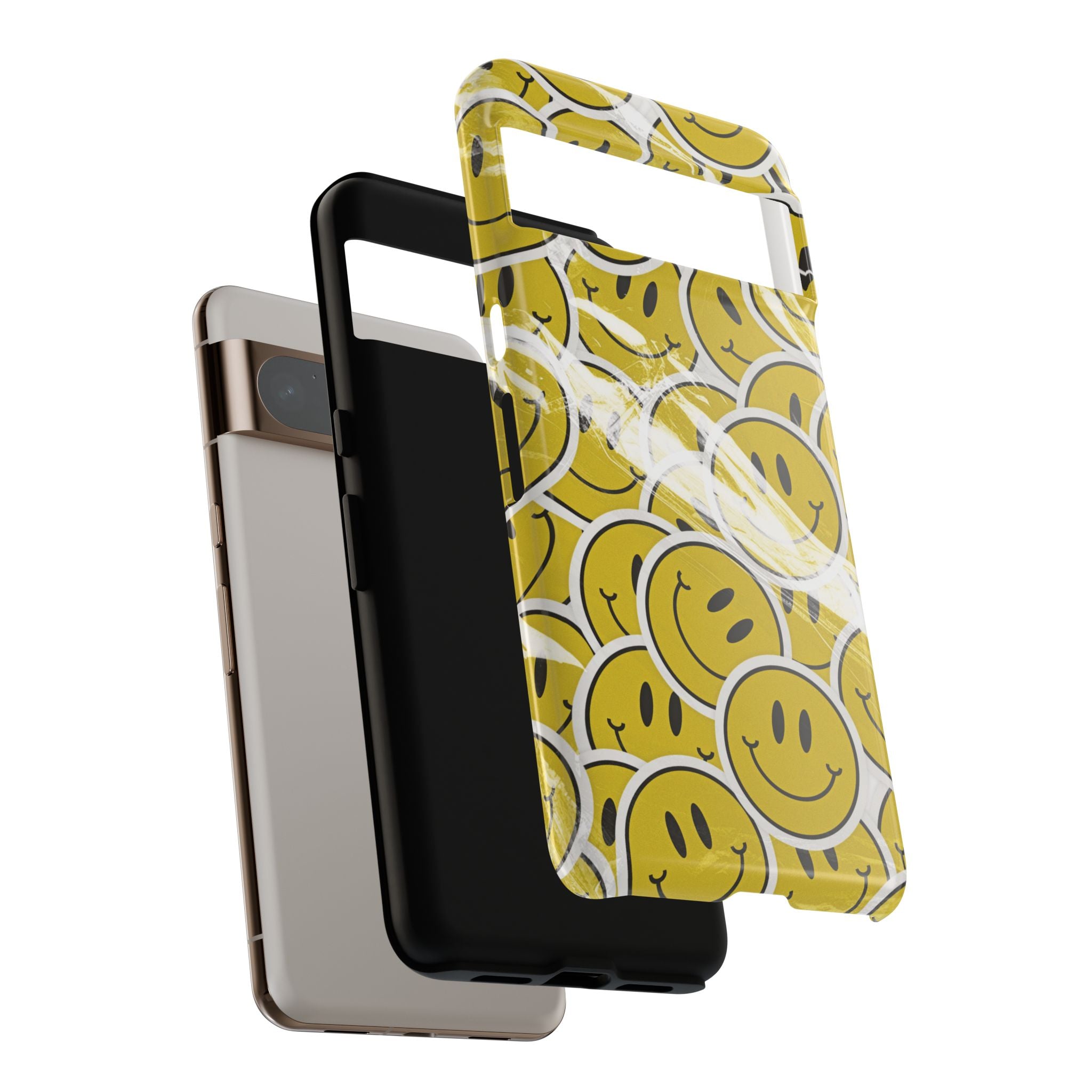 Smiley Face Phone Case — Happy Colorful Aesthetic Cover