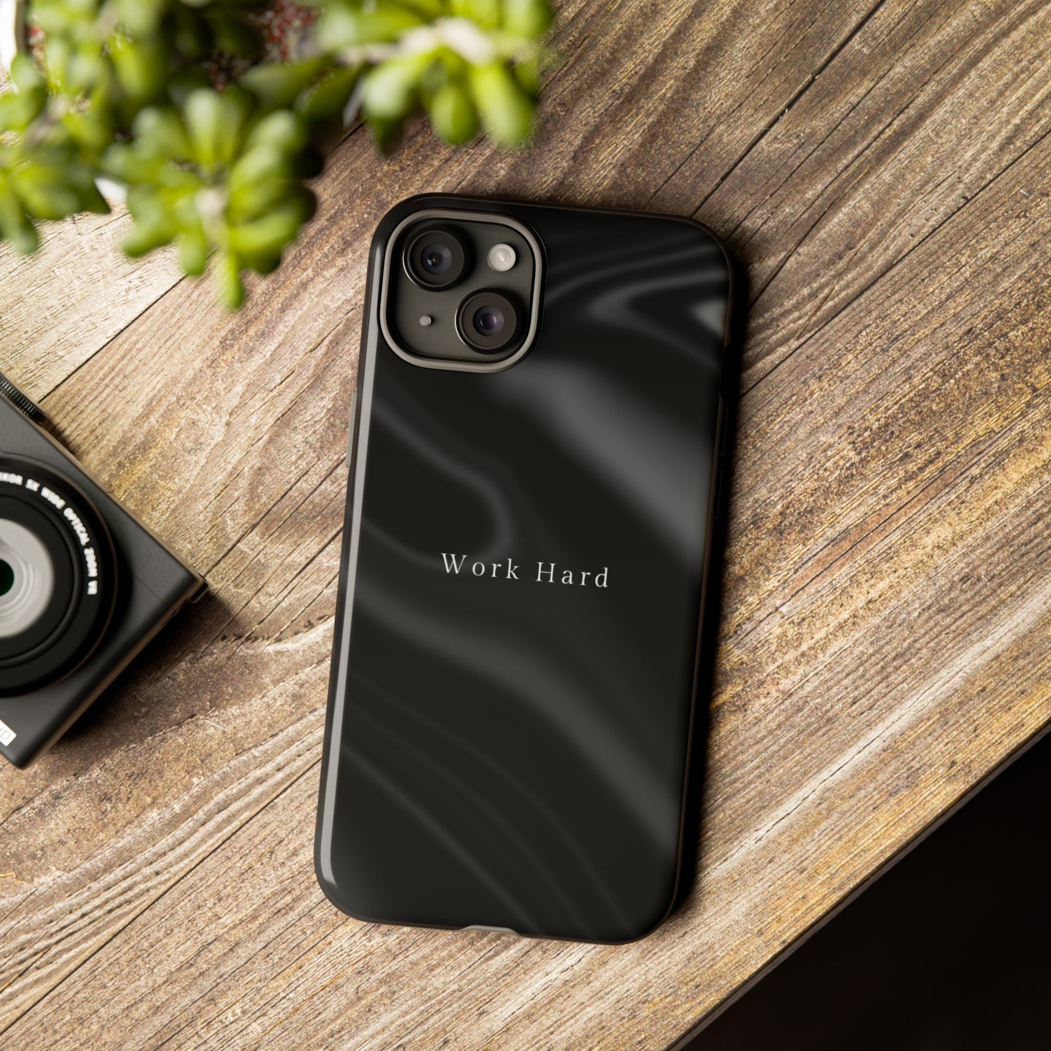 Work Hard Phone Case — Executive Hustle Aesthetic Cover