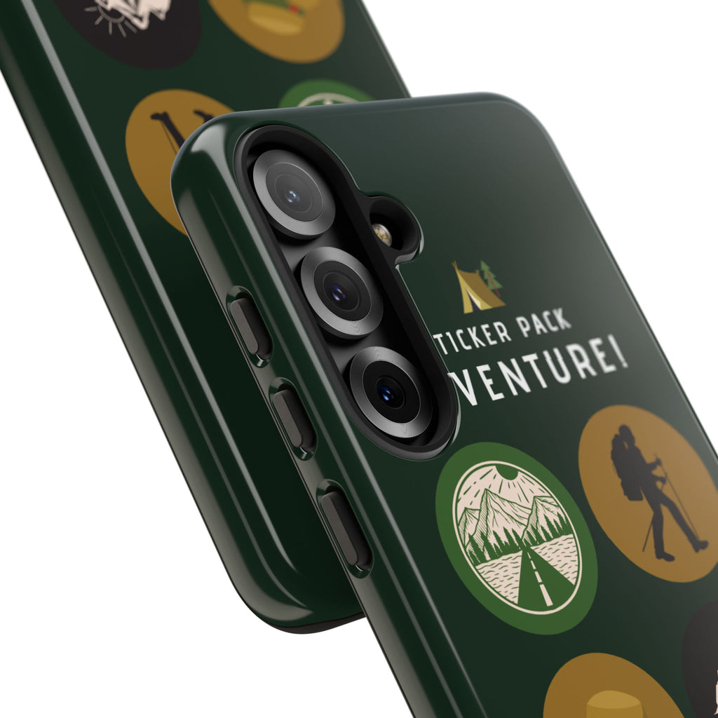 Adventure Hiking Phone Case — Outdoor Sticker Design