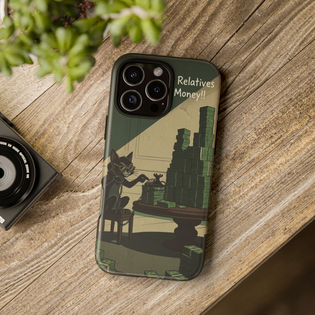 No Love No Relatives — Just Ego & Money Phone Case