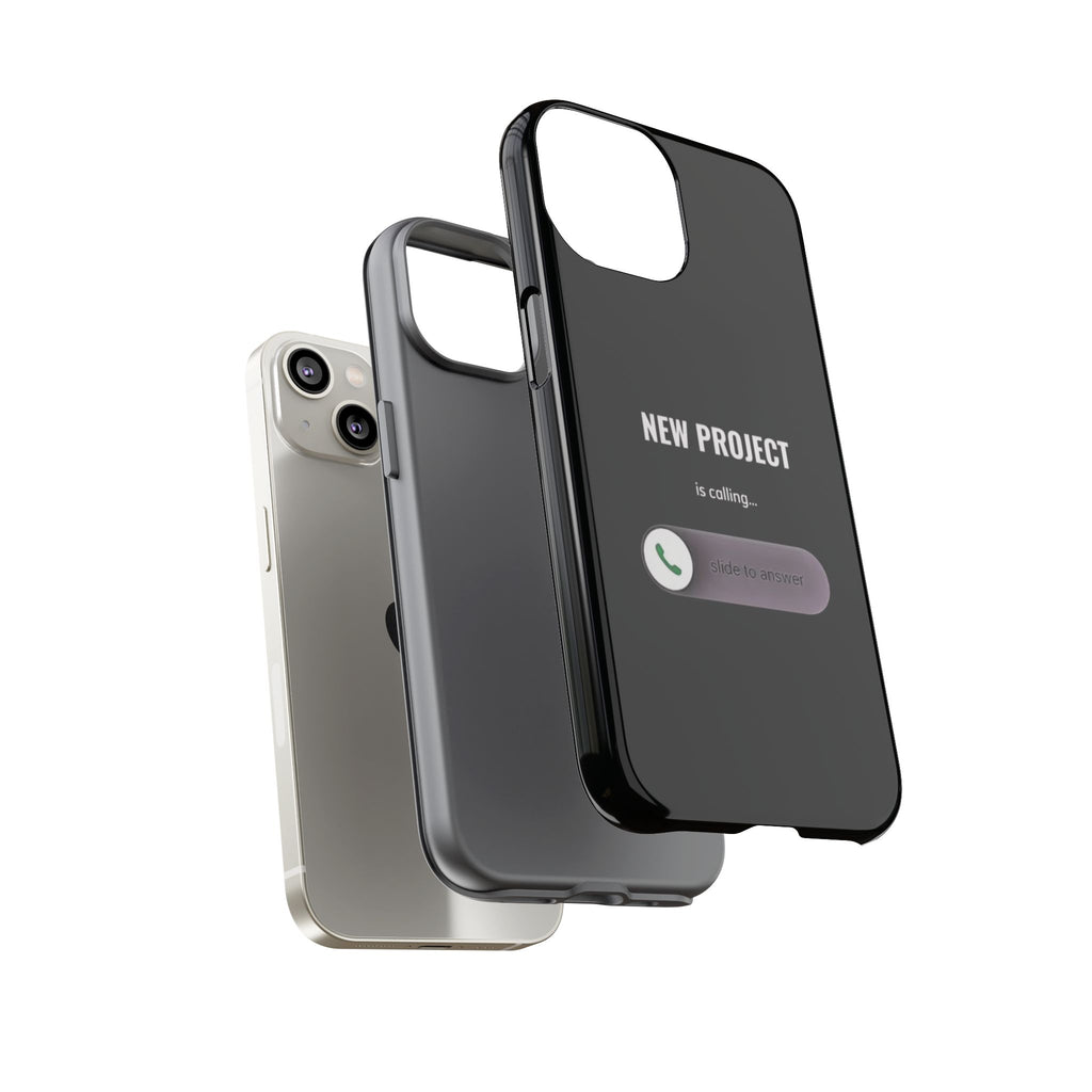 New Project Is Calling Phone Case — Entrepreneur Dark Bold