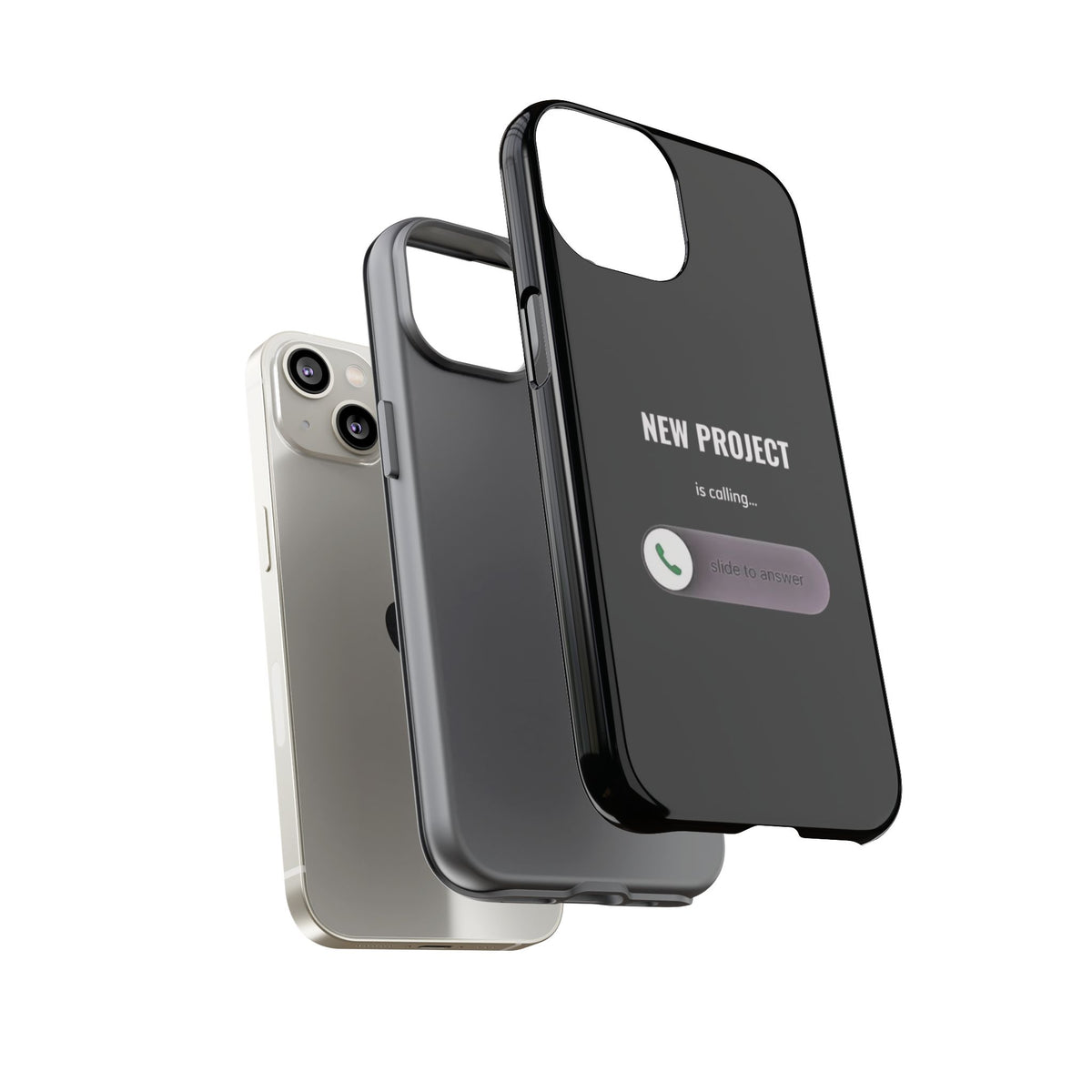 New Project Is Calling Phone Case — Entrepreneur Dark Bold