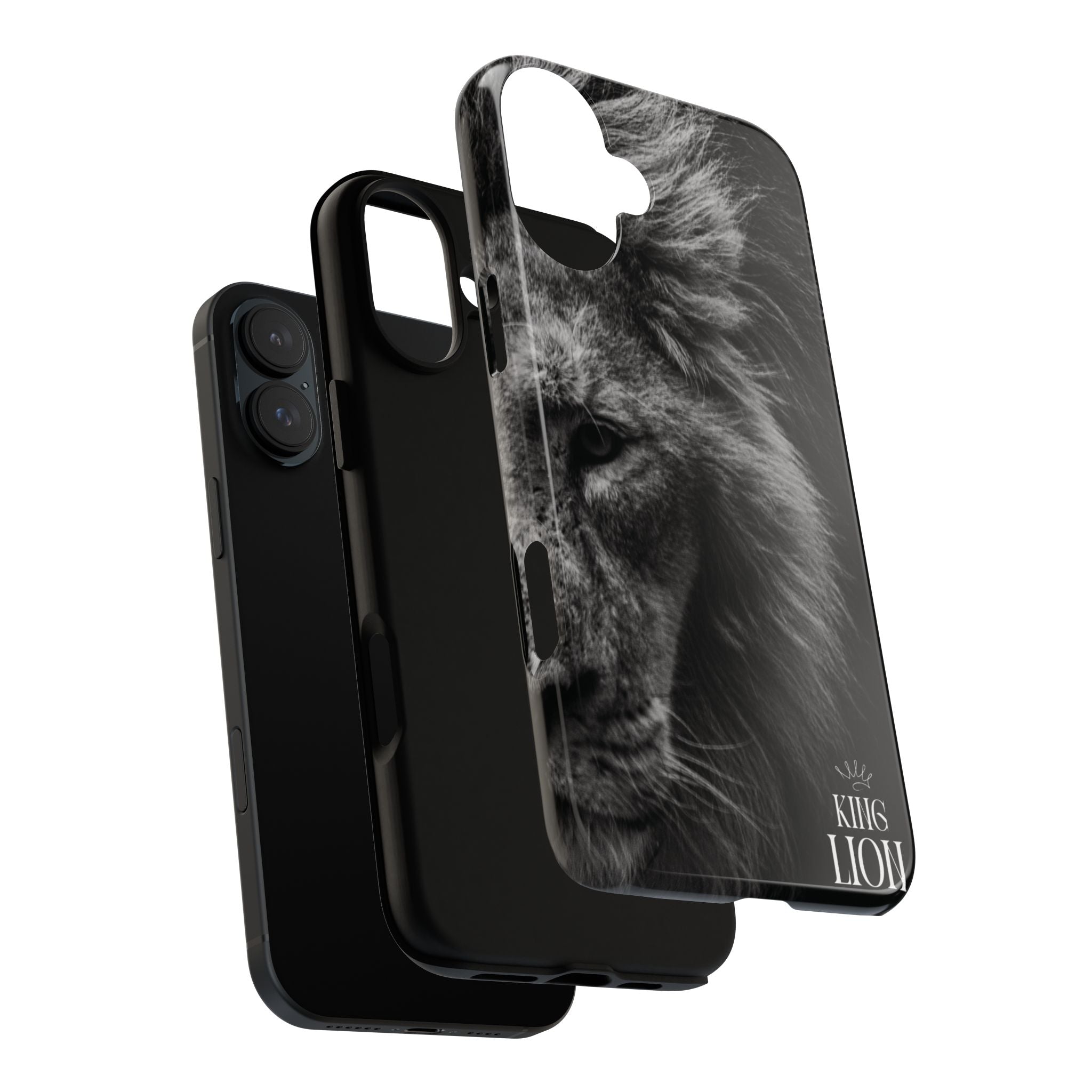 King Lion Phone Case — Majestic Wildlife Aesthetic Cover