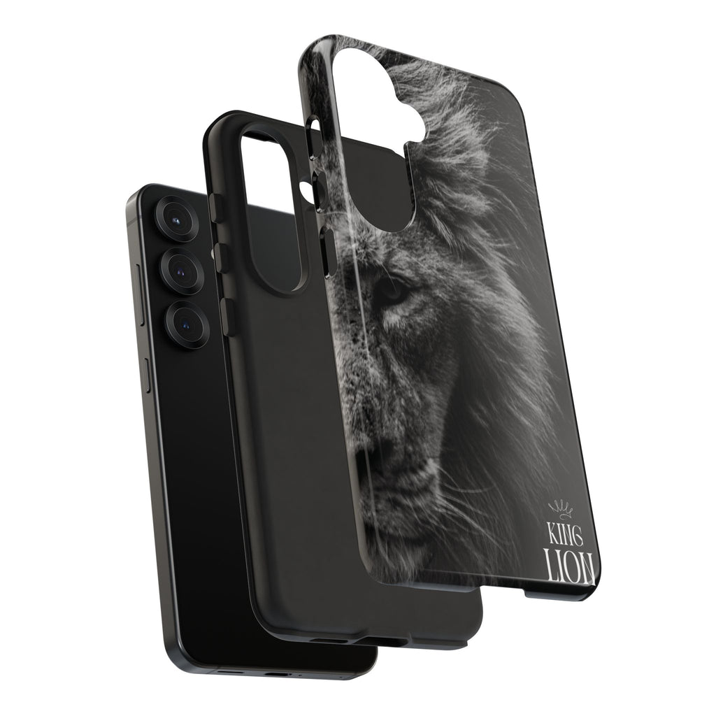 King Lion Phone Case — Majestic Wildlife Aesthetic Cover