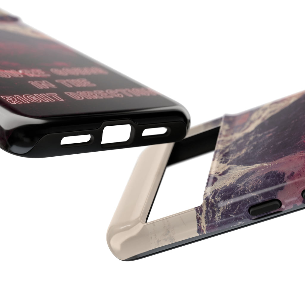 PEAK Motivational Phone Case — Word Art Minimal Design
