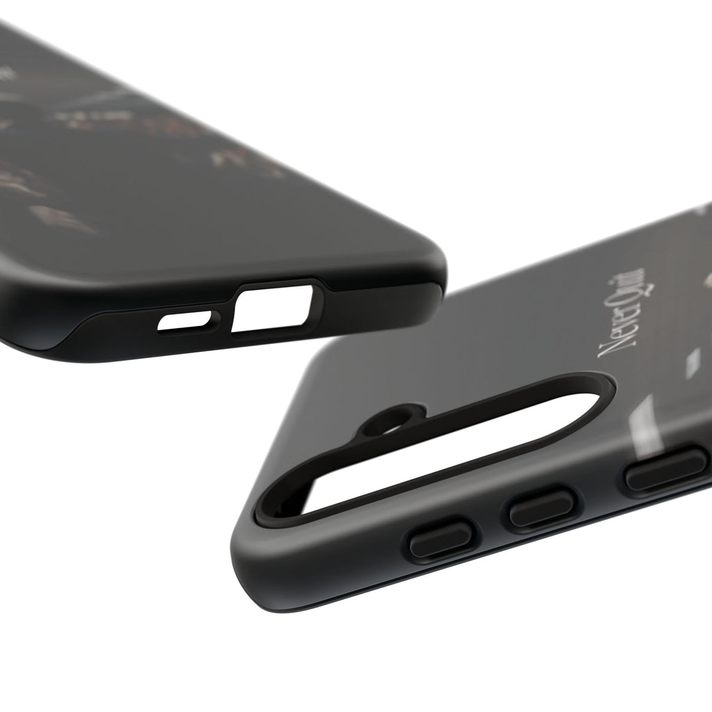 Never Quit Phone Case — Leader Crowd Dark Inspirational
