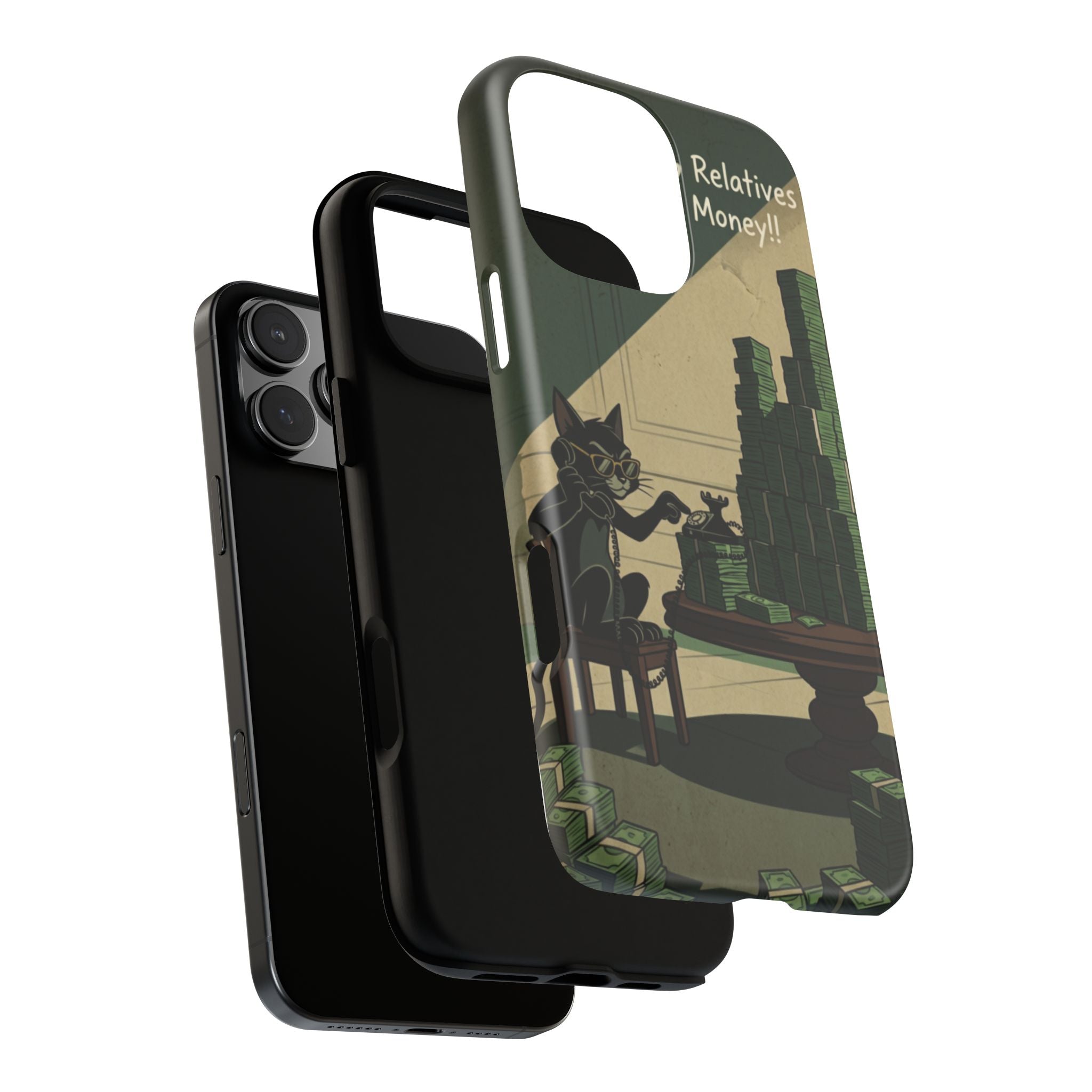 No Love No Relatives — Just Ego & Money Phone Case