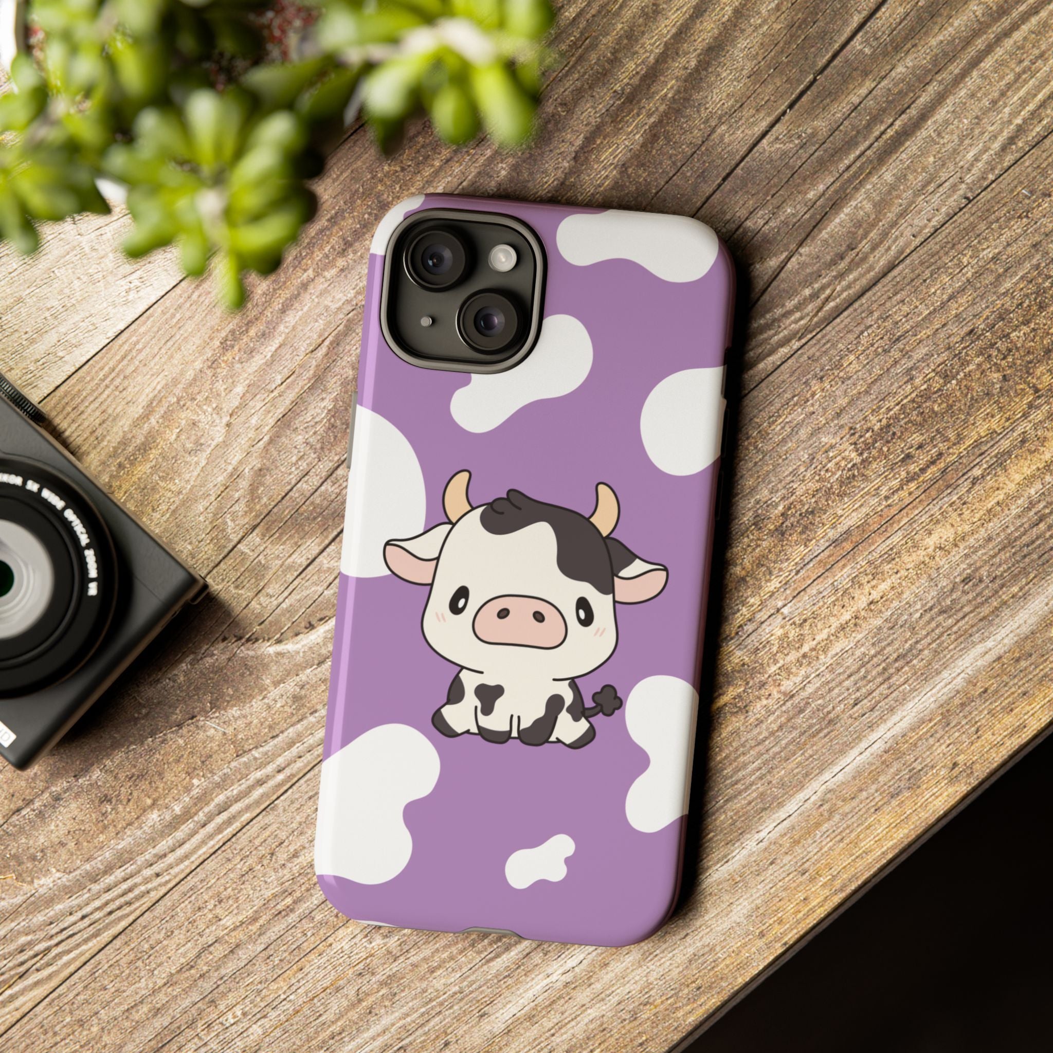 Lavender Moo-d Aesthetic Phone Case — Pastel Purple Design