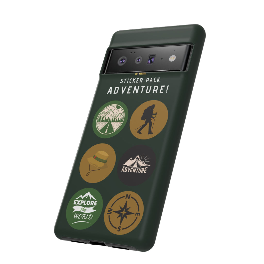 Adventure Hiking Phone Case — Outdoor Sticker Design