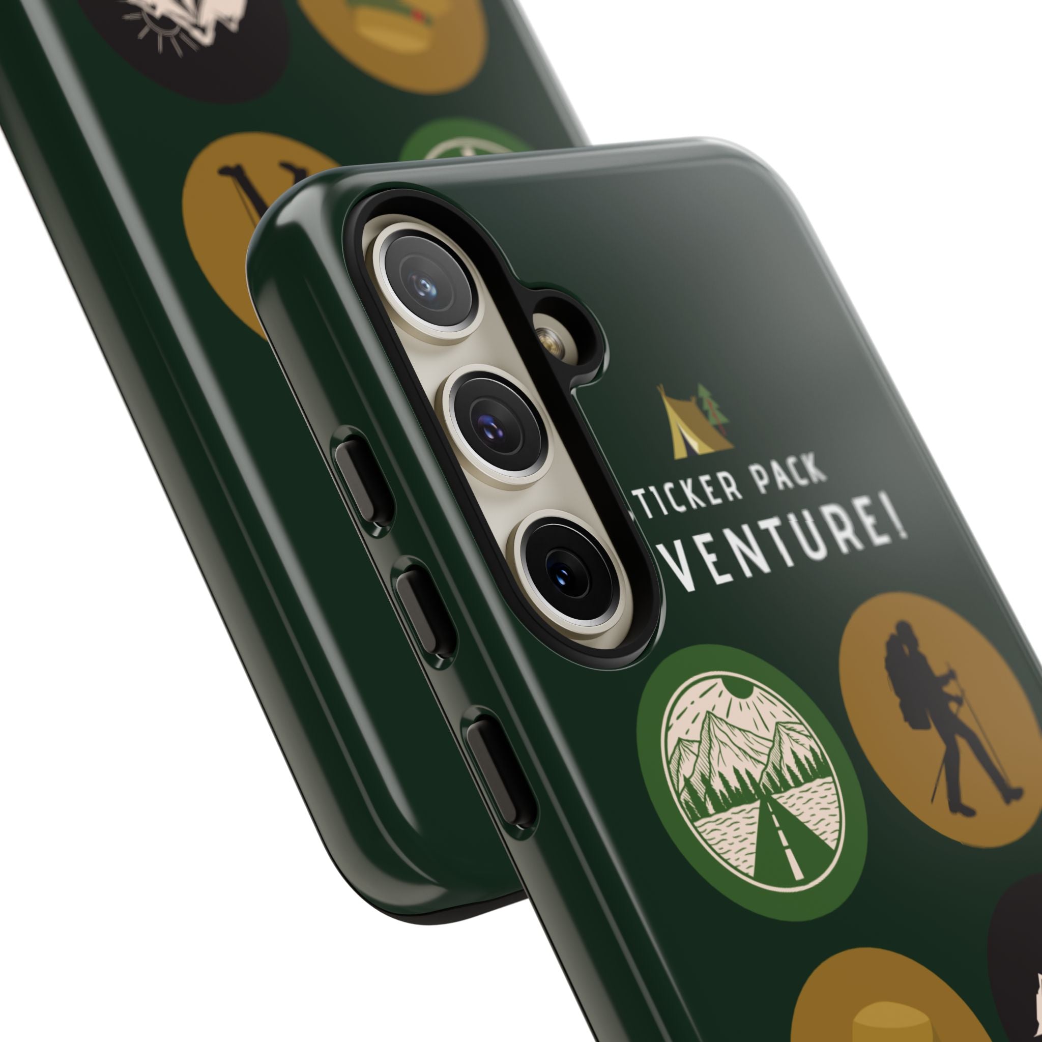 Adventure Hiking Phone Case — Outdoor Sticker Design