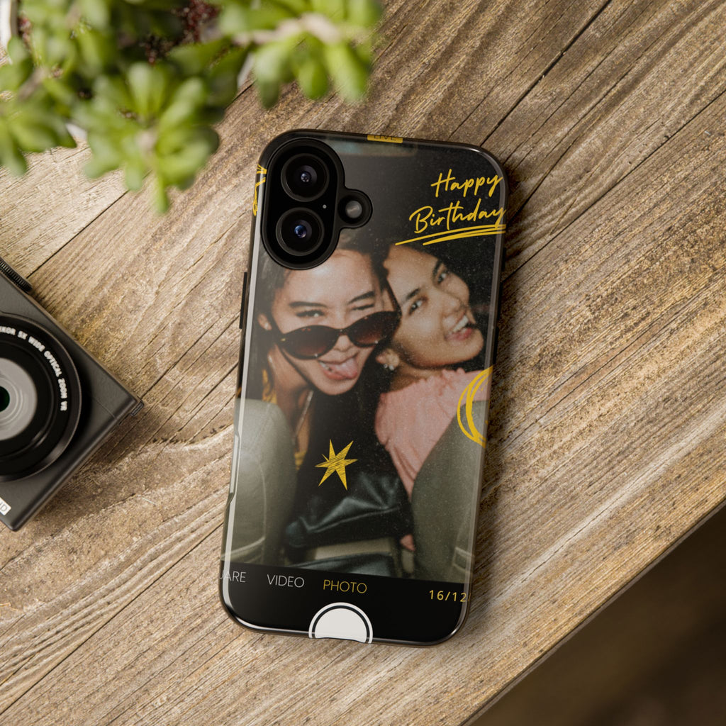 Happy Birthday Custom Photo Case