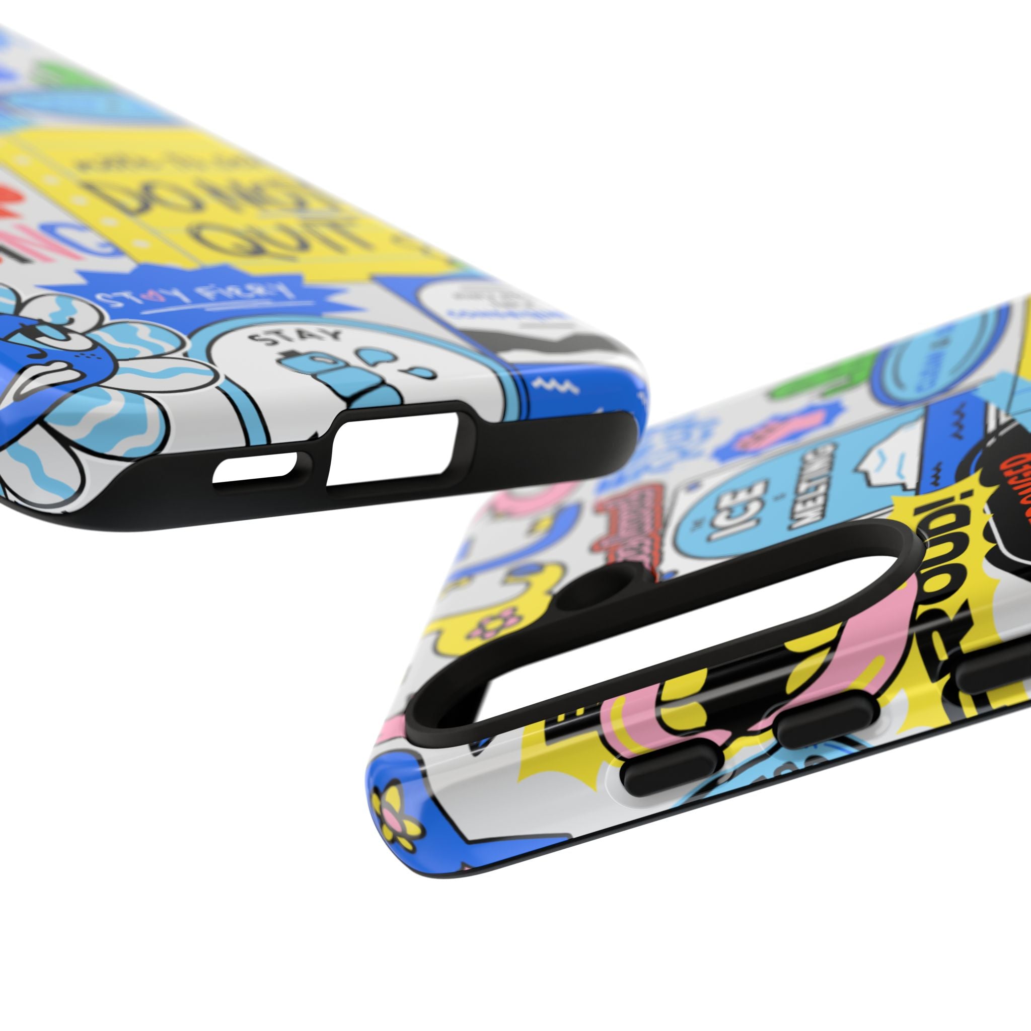 Optimist's Collage Phone Case — Colorful Positive Aesthetic