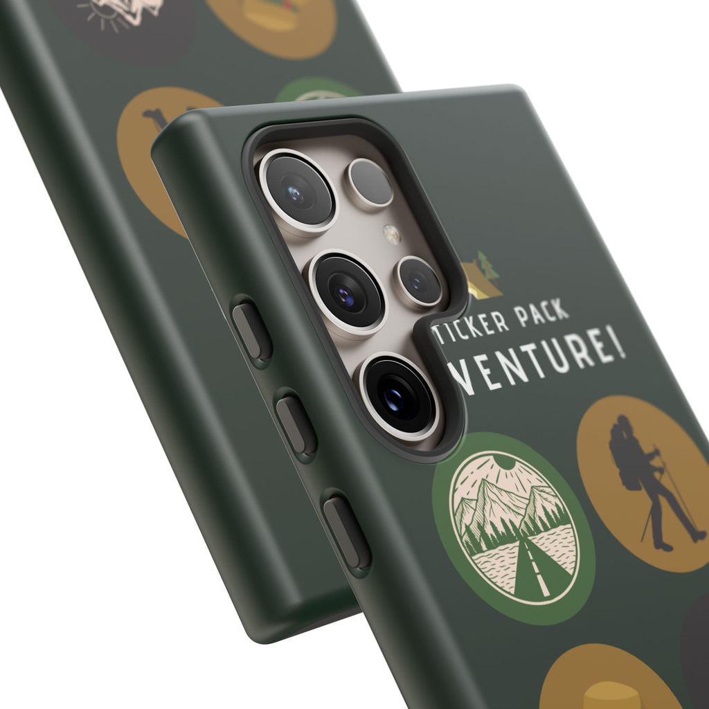 Adventure Hiking Phone Case — Outdoor Sticker Design
