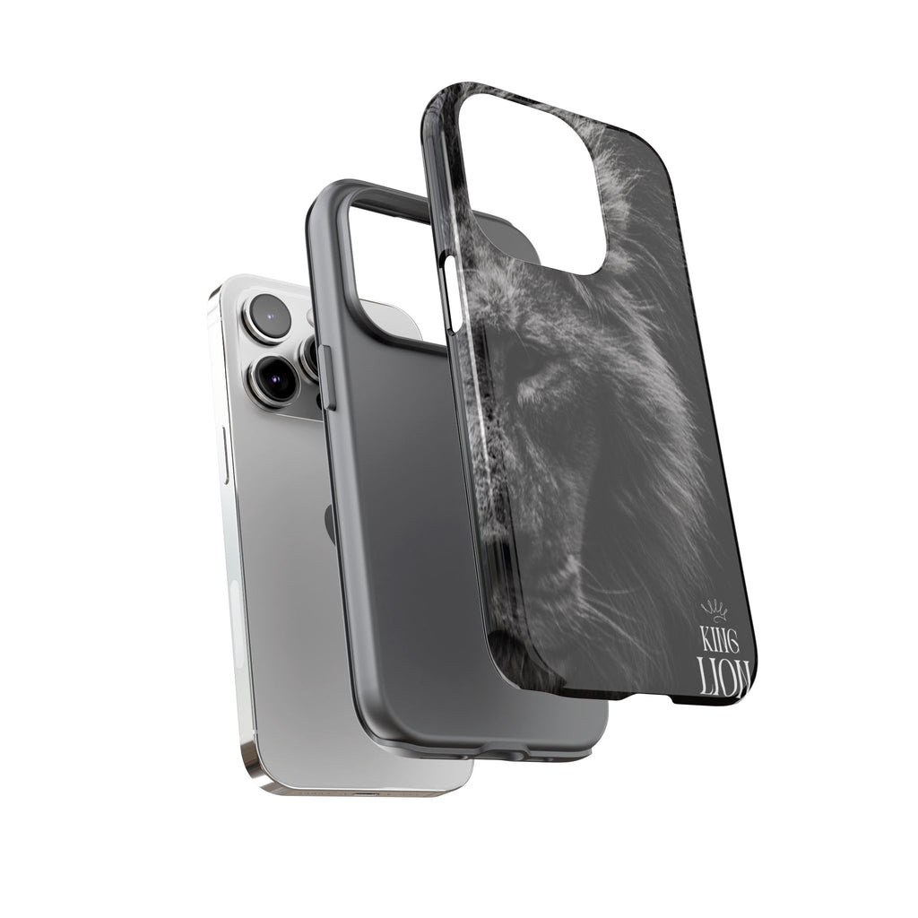 King Lion Phone Case — Majestic Wildlife Aesthetic Cover