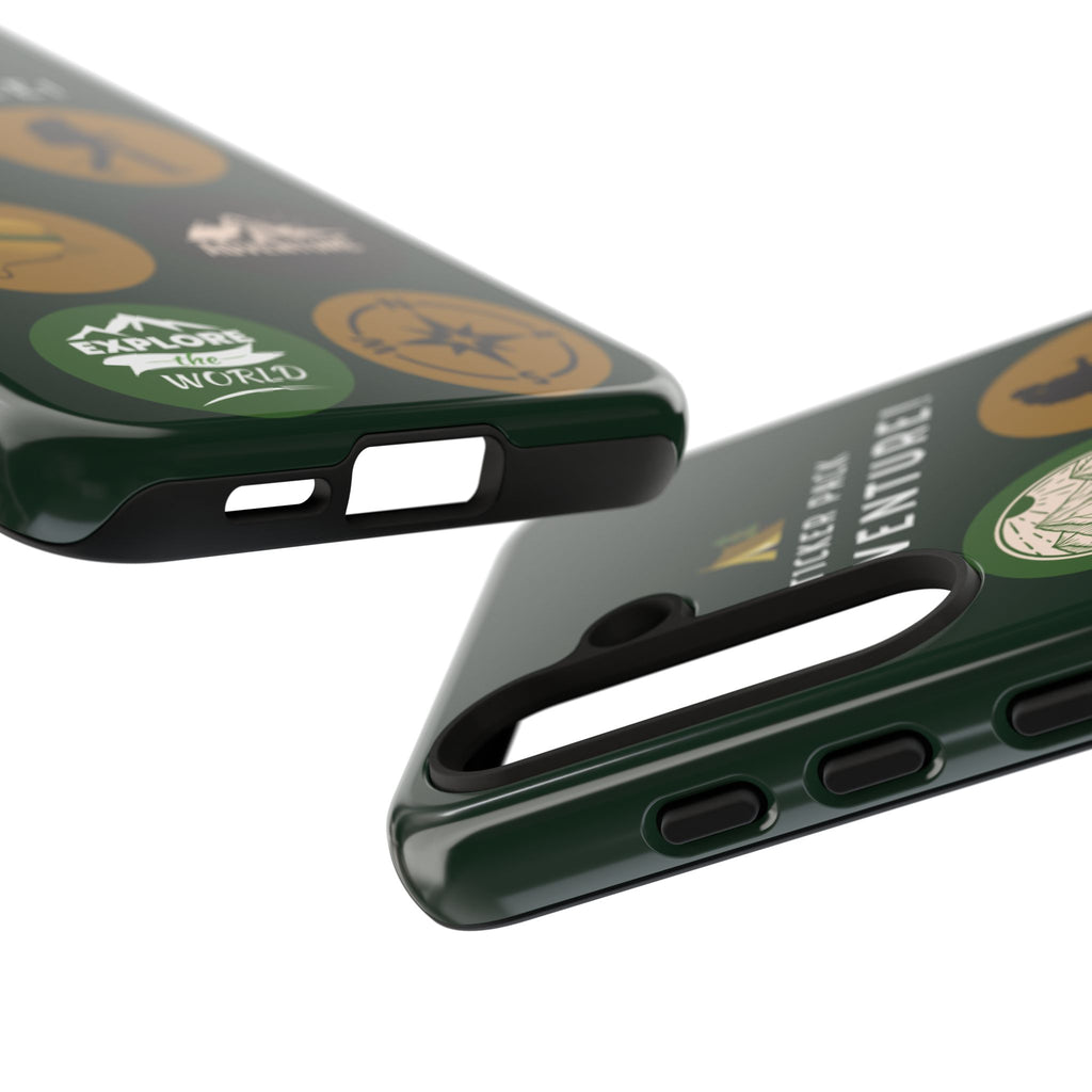 Adventure Hiking Phone Case — Outdoor Sticker Design