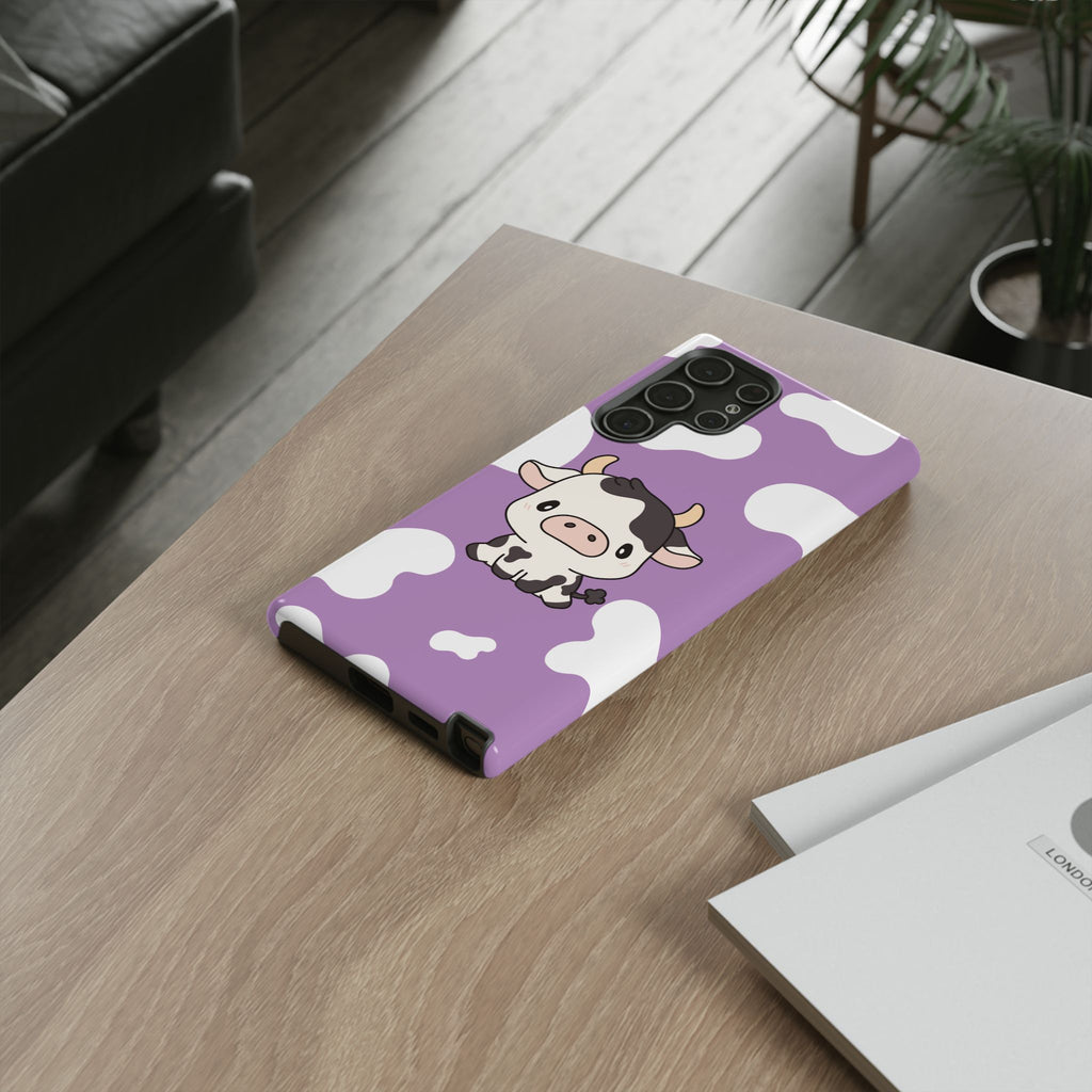Lavender Moo-d Aesthetic Phone Case — Pastel Purple Design