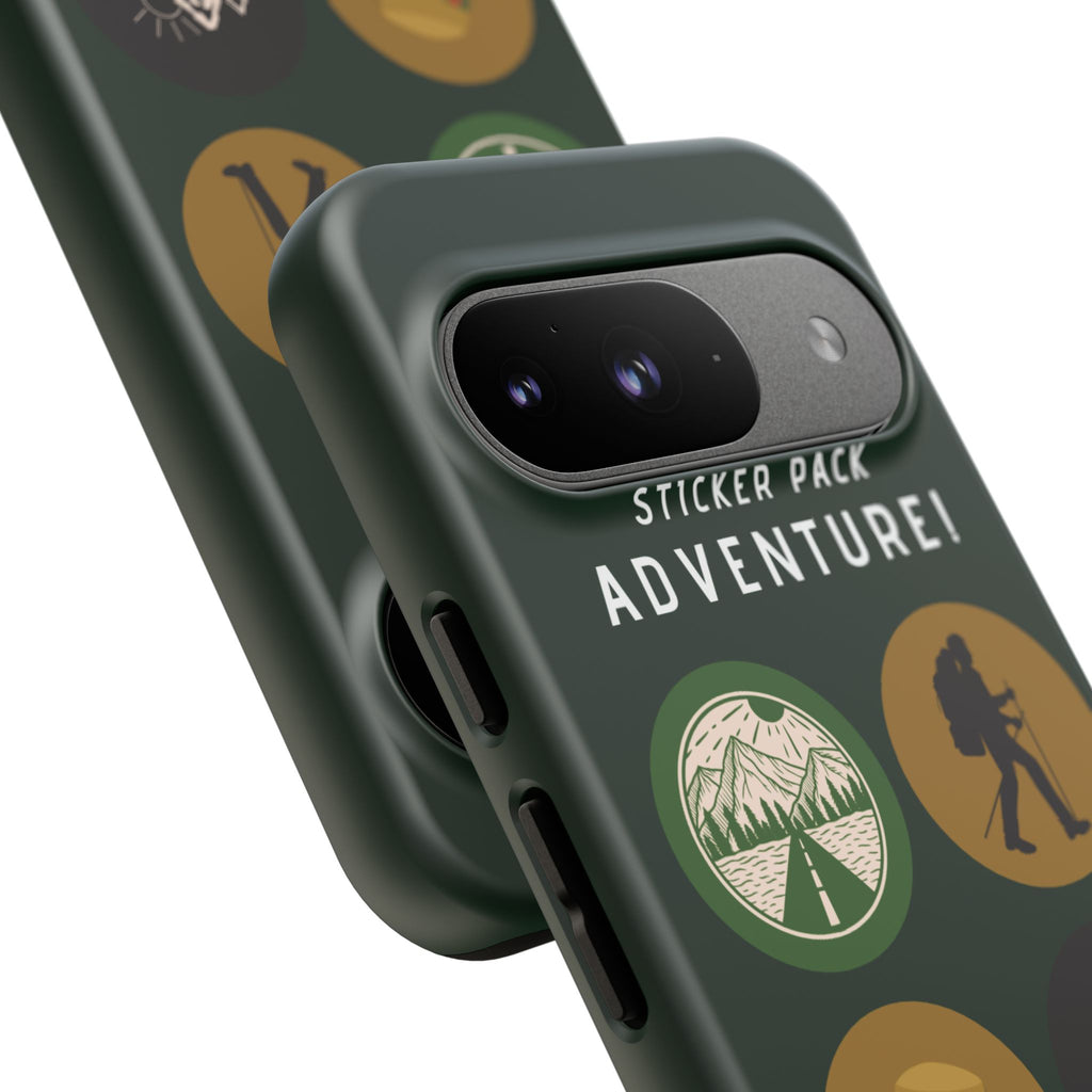 Adventure Hiking Phone Case — Outdoor Sticker Design