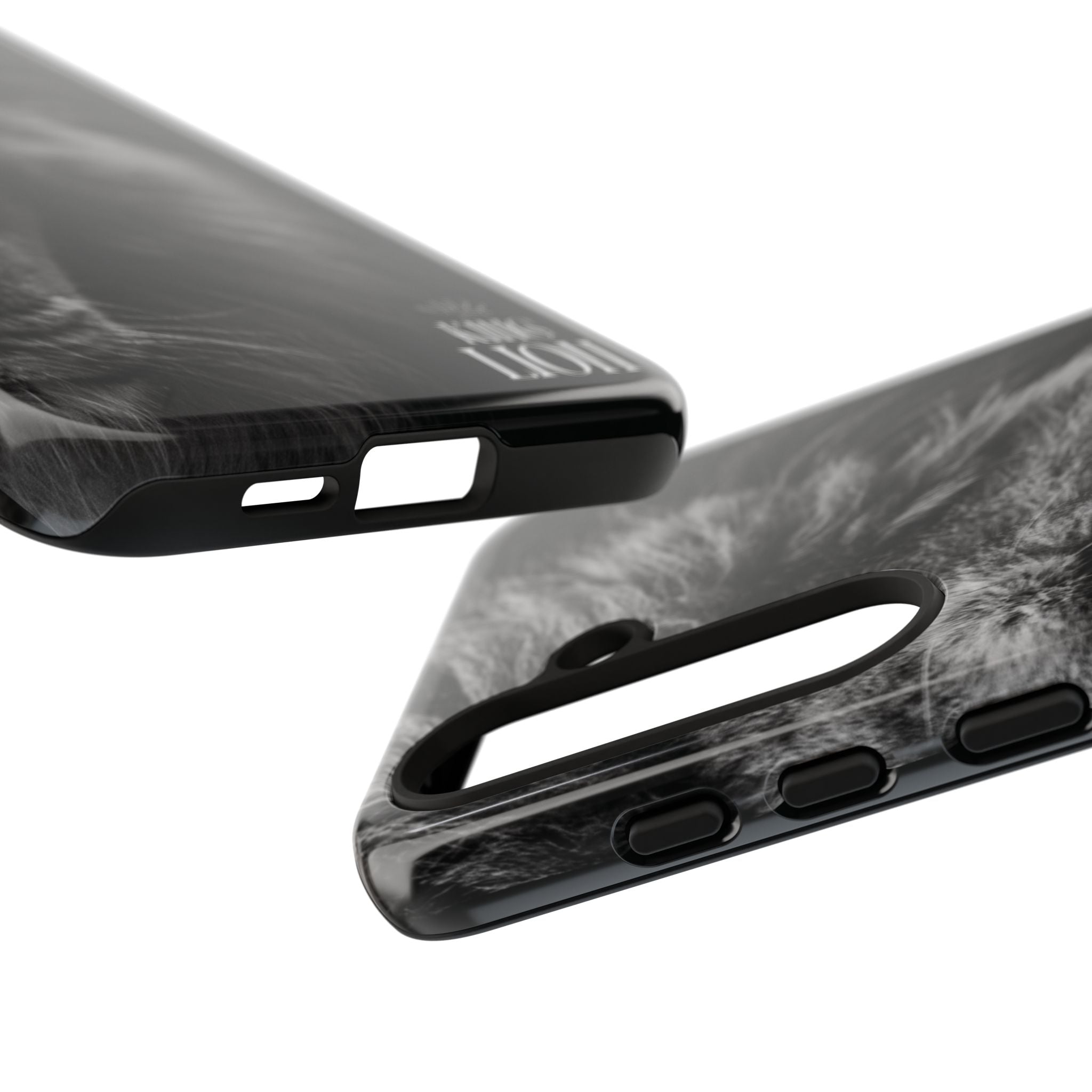 King Lion Phone Case — Majestic Wildlife Aesthetic Cover