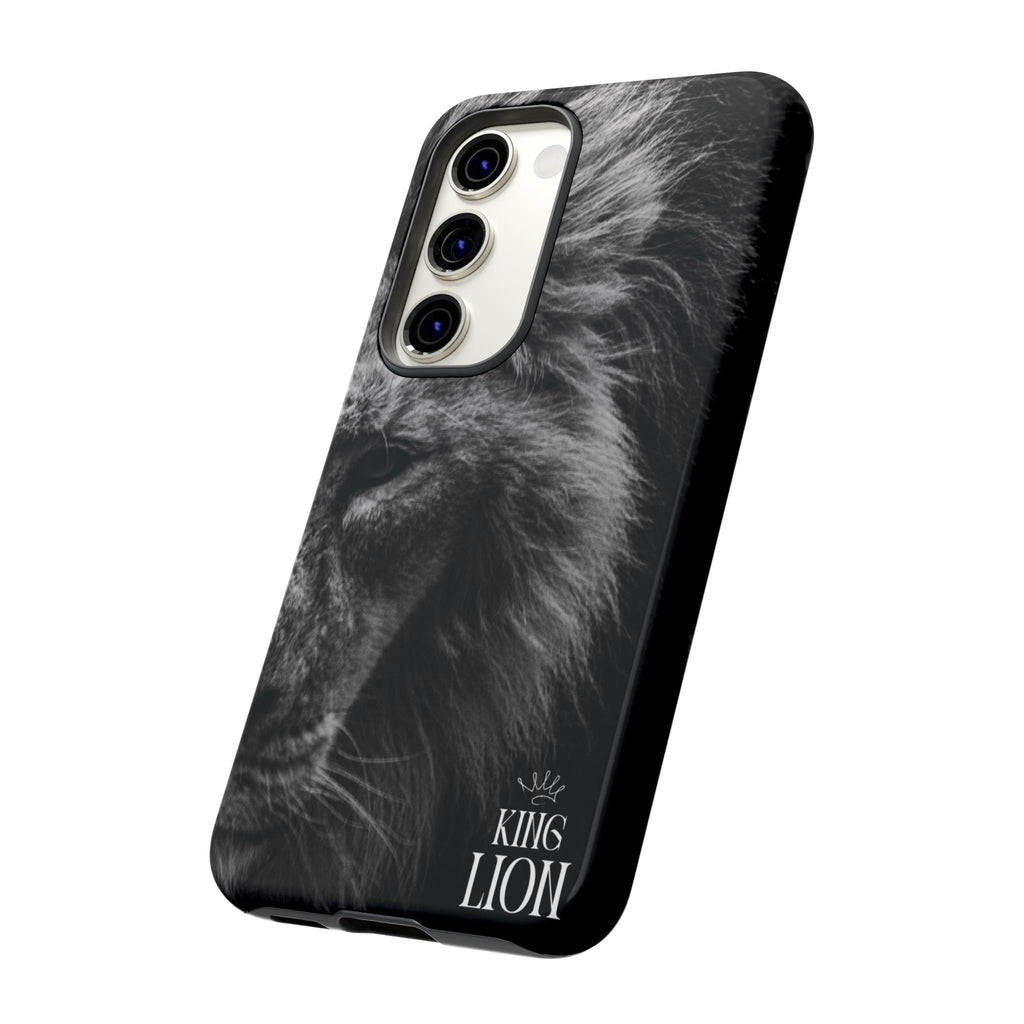 King Lion Phone Case — Majestic Wildlife Aesthetic Cover