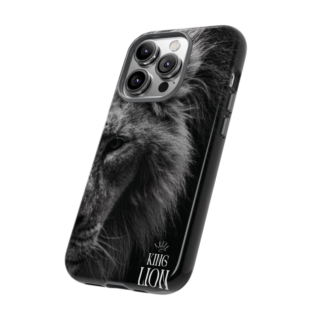 King Lion Phone Case — Majestic Wildlife Aesthetic Cover