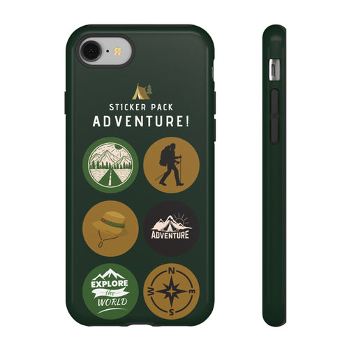 Adventure Hiking Phone Case — Outdoor Sticker Design