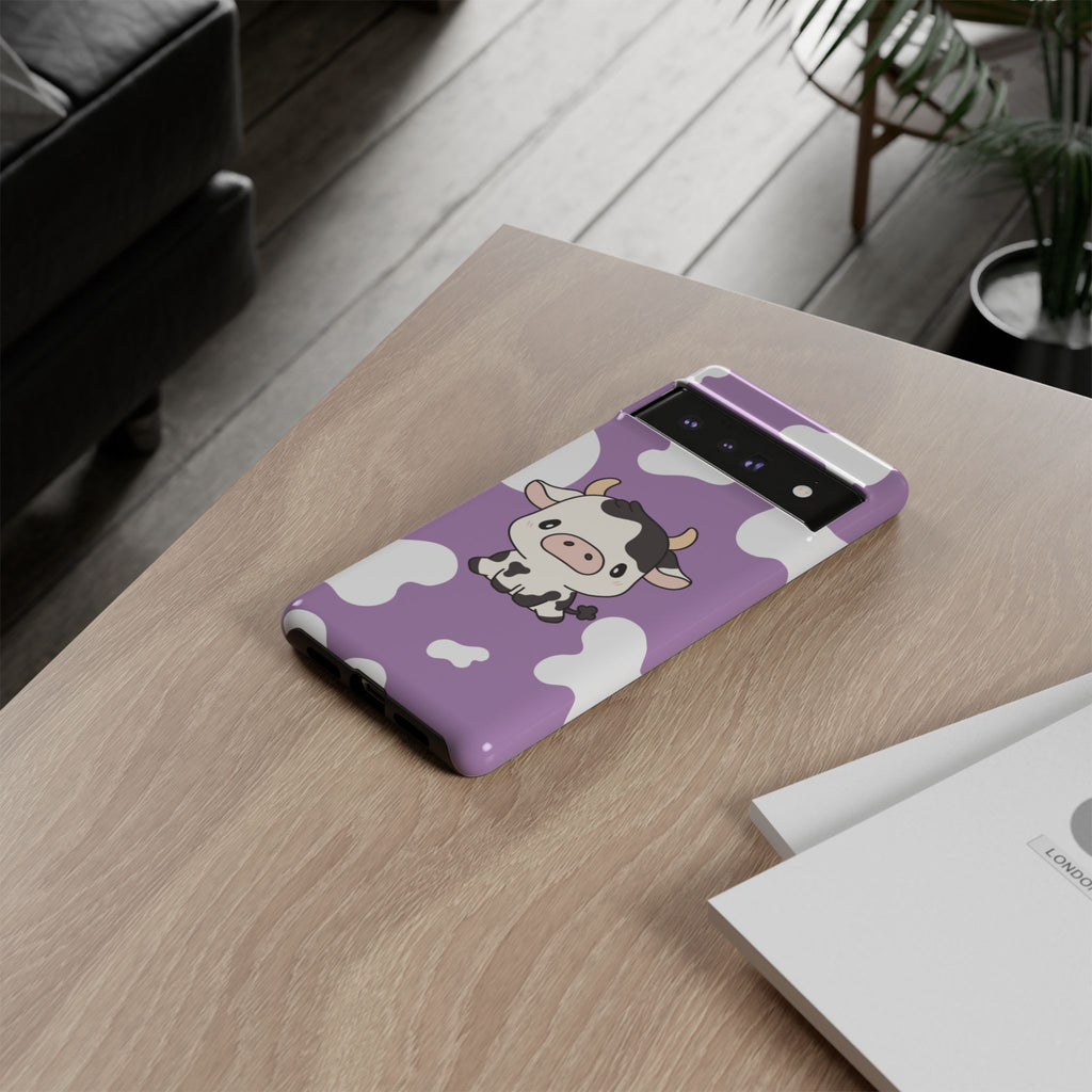 Lavender Moo-d Aesthetic Phone Case — Pastel Purple Design