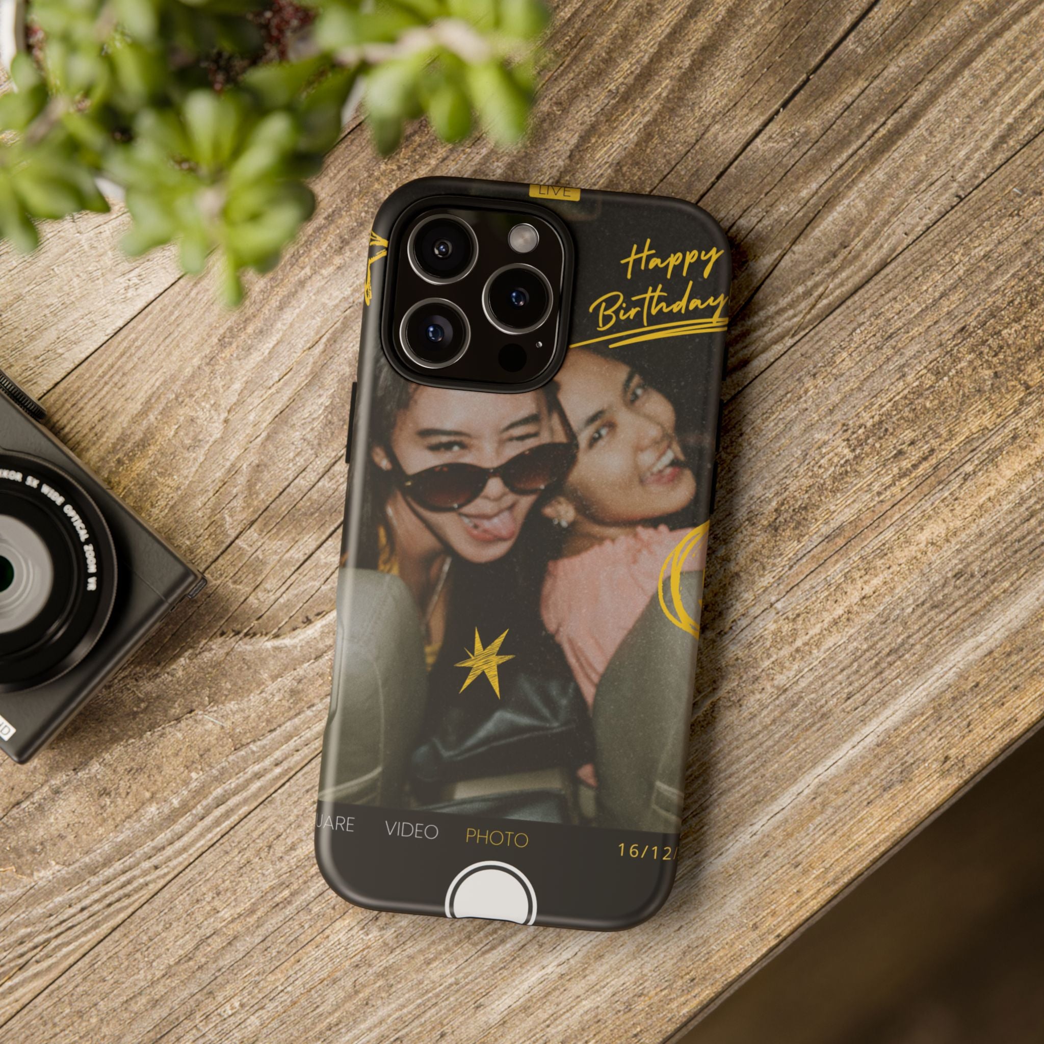 Happy Birthday Custom Photo Case