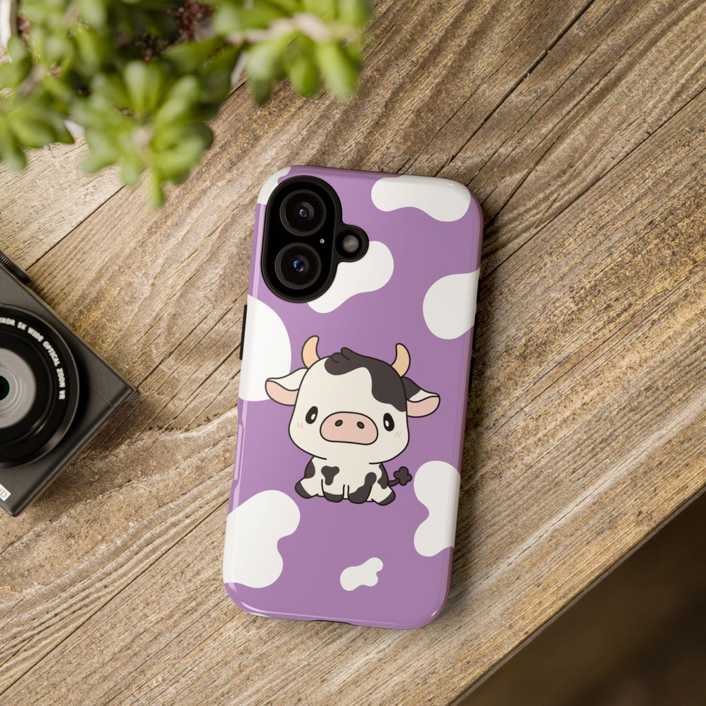 Lavender Moo-d Aesthetic Phone Case — Pastel Purple Design