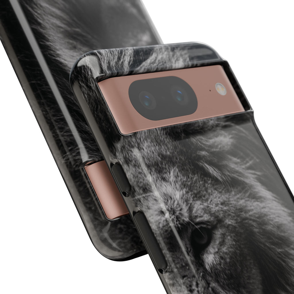 King Lion Phone Case — Majestic Wildlife Aesthetic Cover