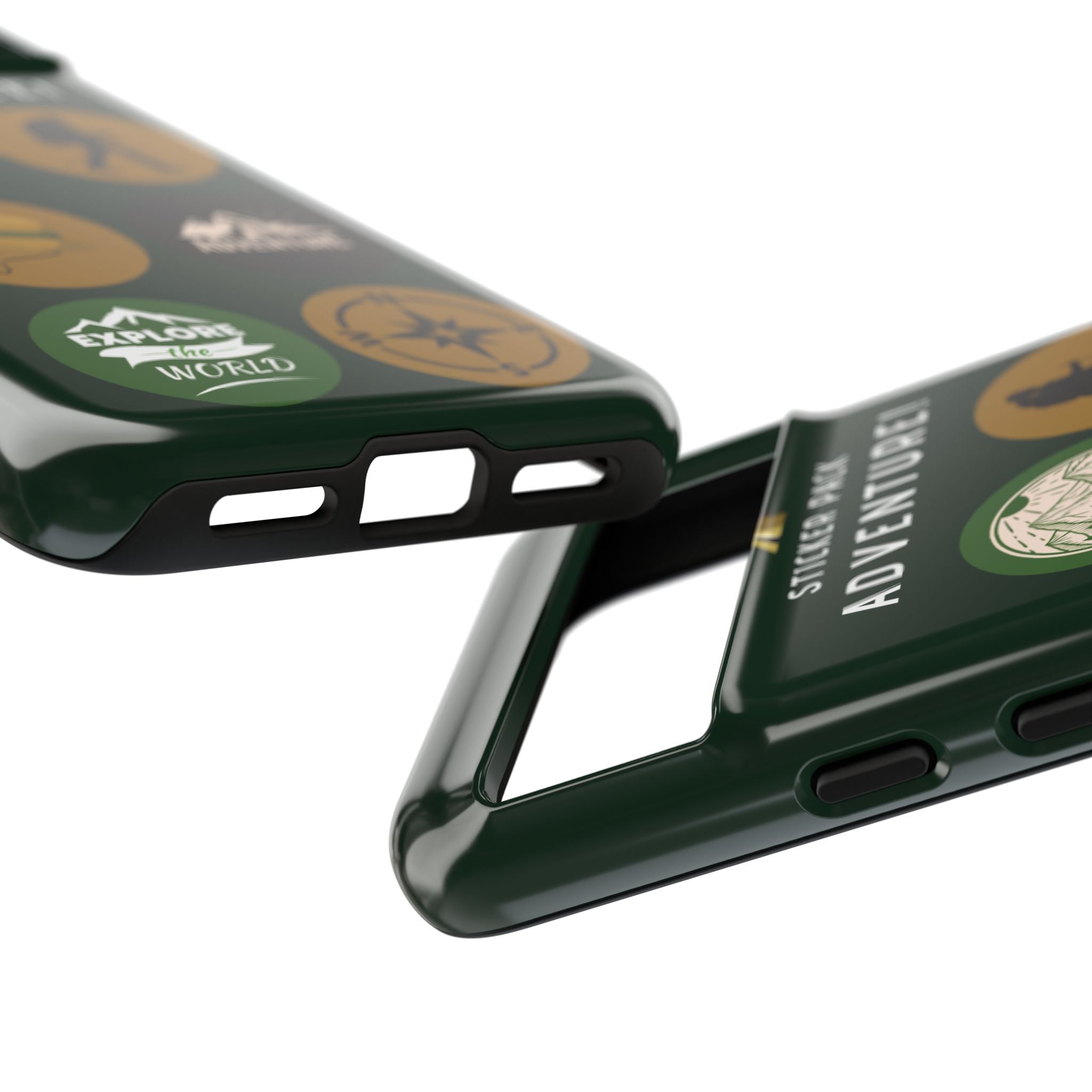 Adventure Hiking Phone Case — Outdoor Sticker Design