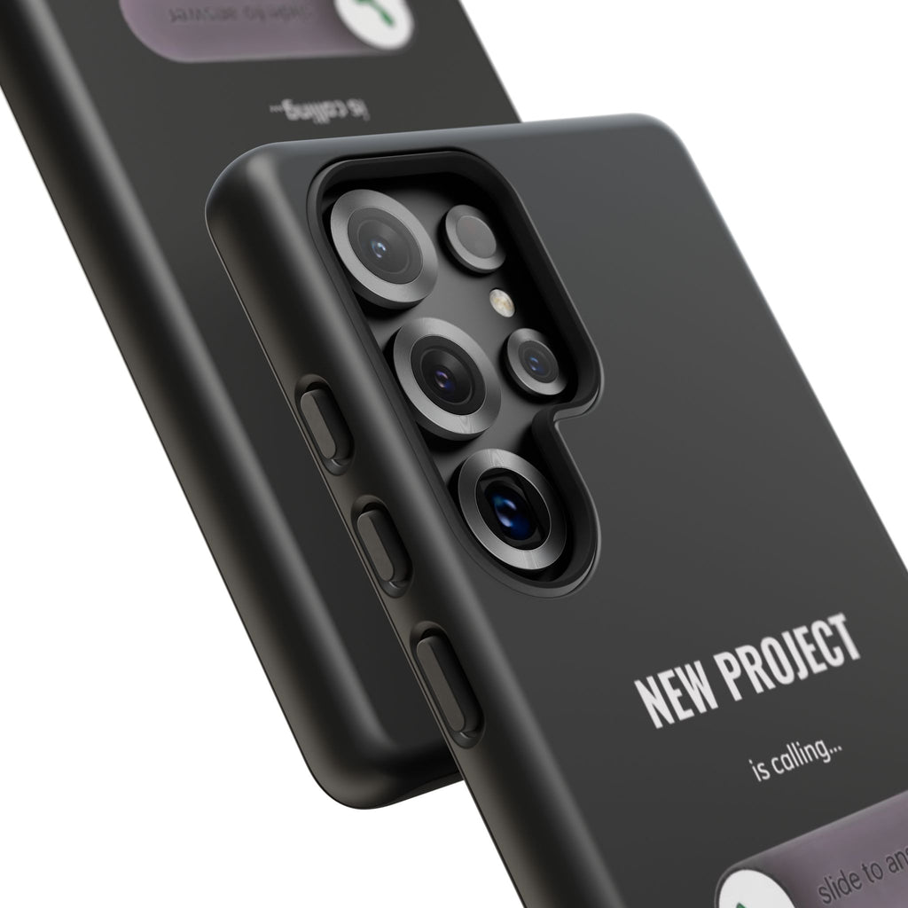 New Project Is Calling Phone Case — Entrepreneur Dark Bold
