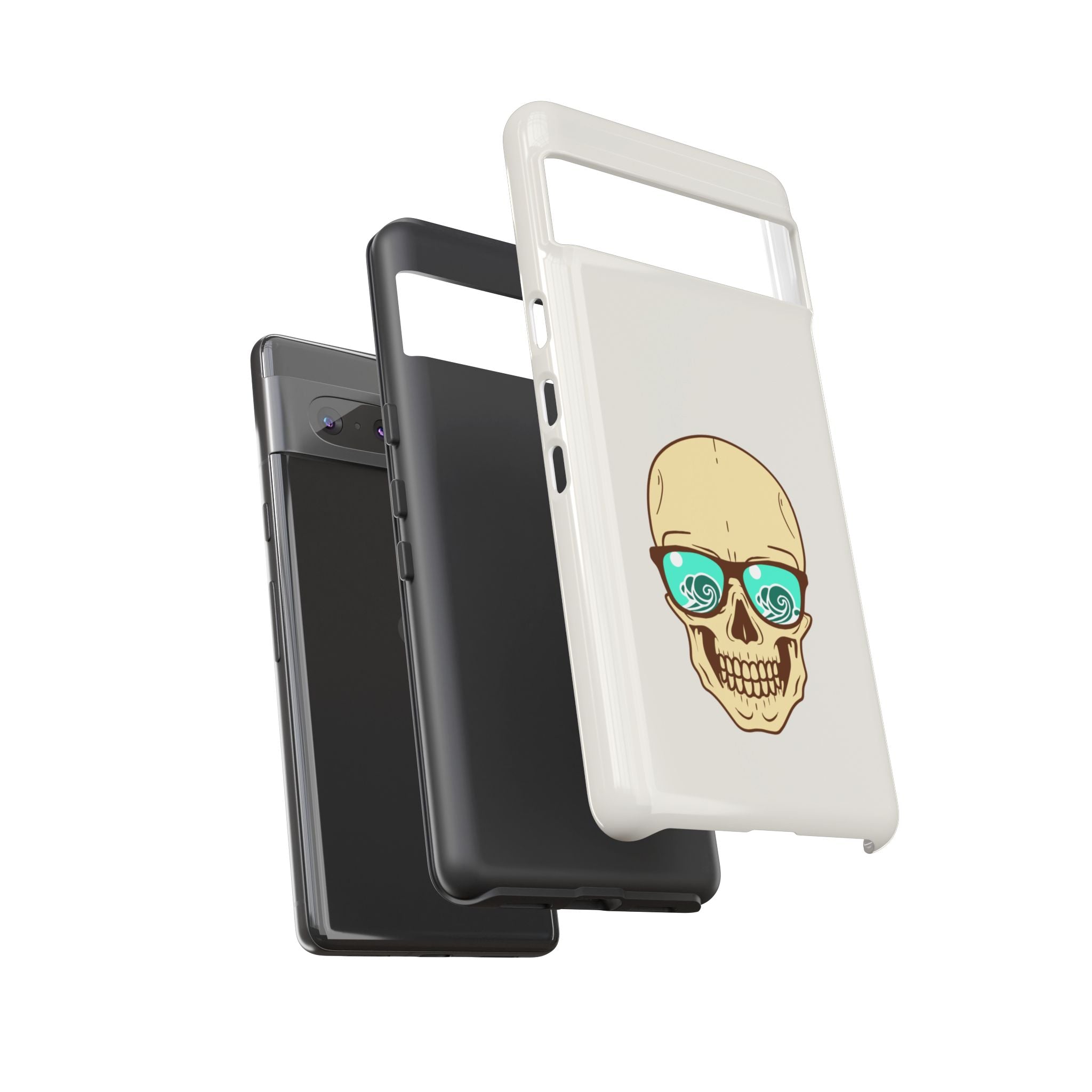 Skeleton Phone Case — Dark Aesthetic Gothic Design