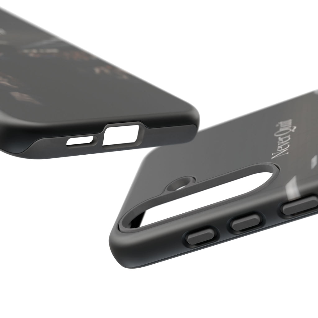 Never Quit Phone Case — Leader Crowd Dark Inspirational