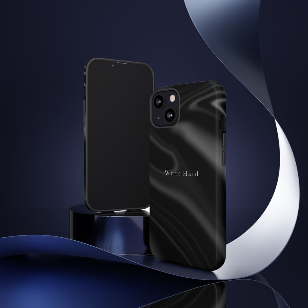 Work Hard Phone Case — Executive Hustle Aesthetic Cover