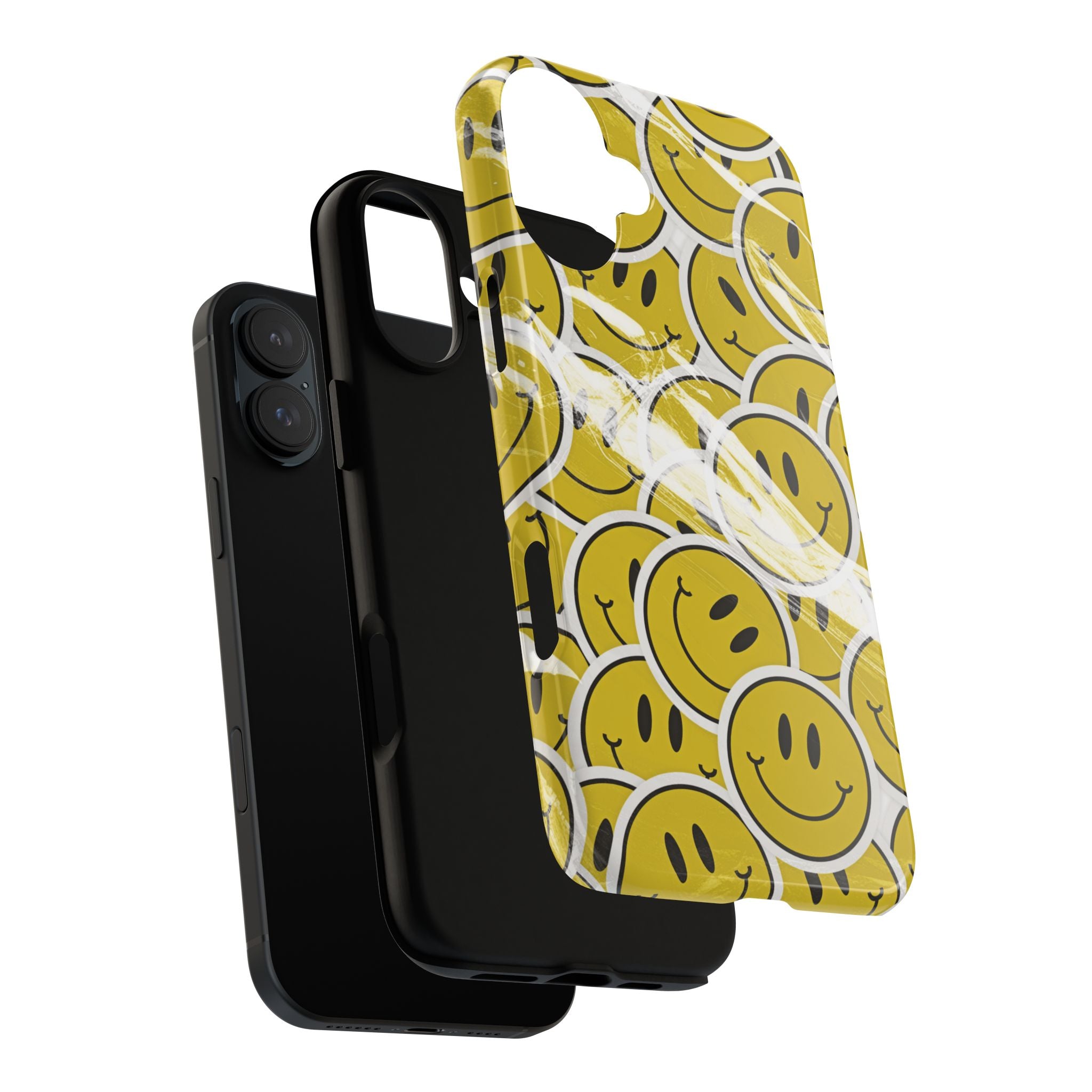 Smiley Face Phone Case — Happy Colorful Aesthetic Cover