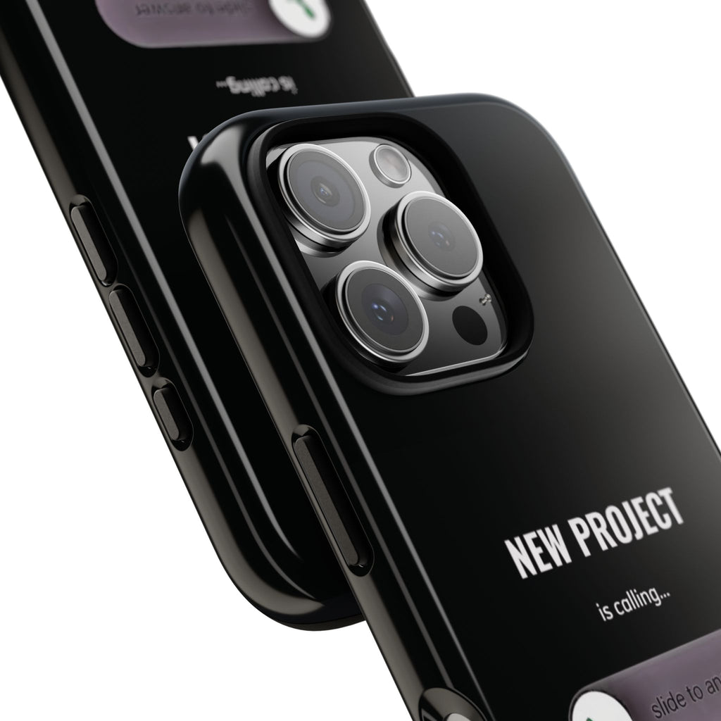 New Project Is Calling Phone Case — Entrepreneur Dark Bold
