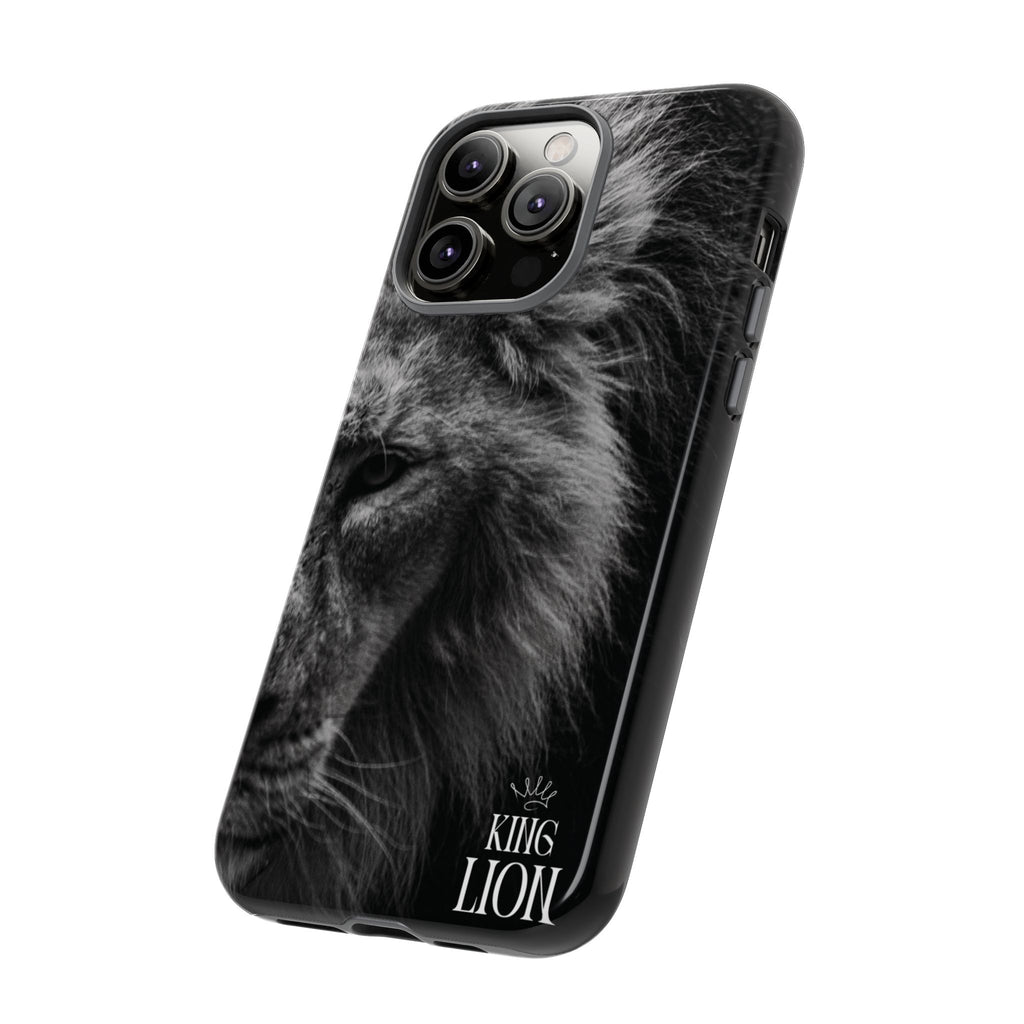 King Lion Phone Case — Majestic Wildlife Aesthetic Cover
