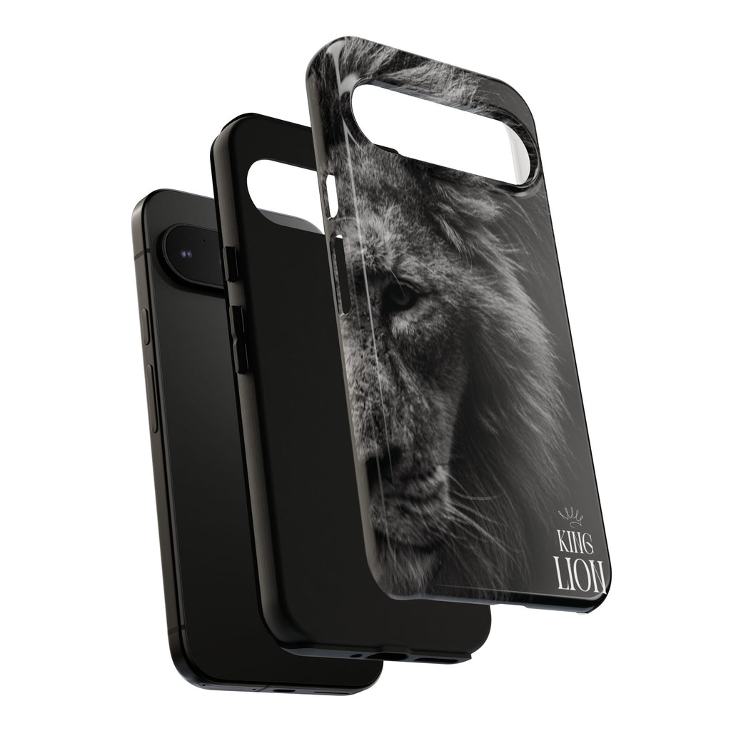 King Lion Phone Case — Majestic Wildlife Aesthetic Cover