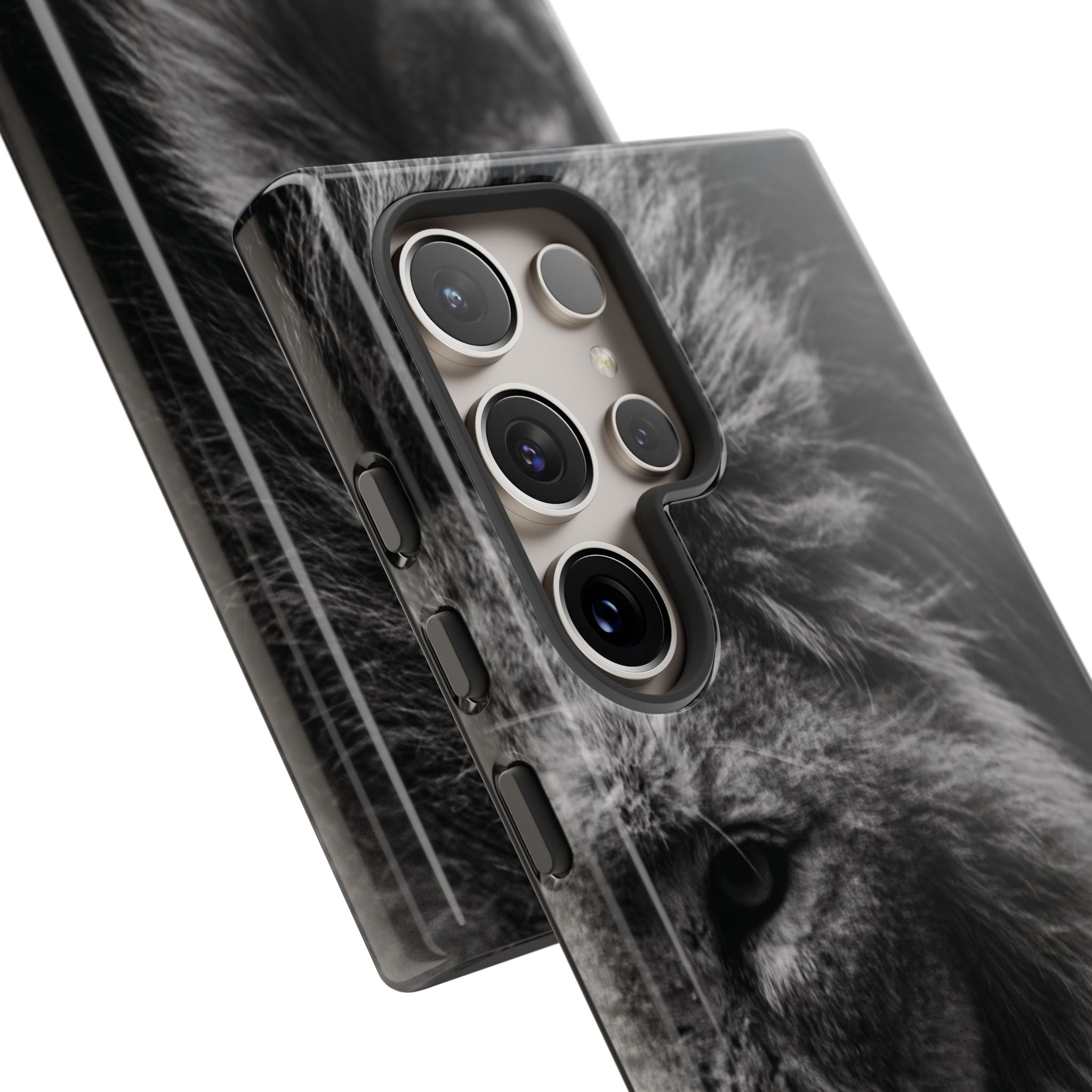 King Lion Phone Case — Majestic Wildlife Aesthetic Cover
