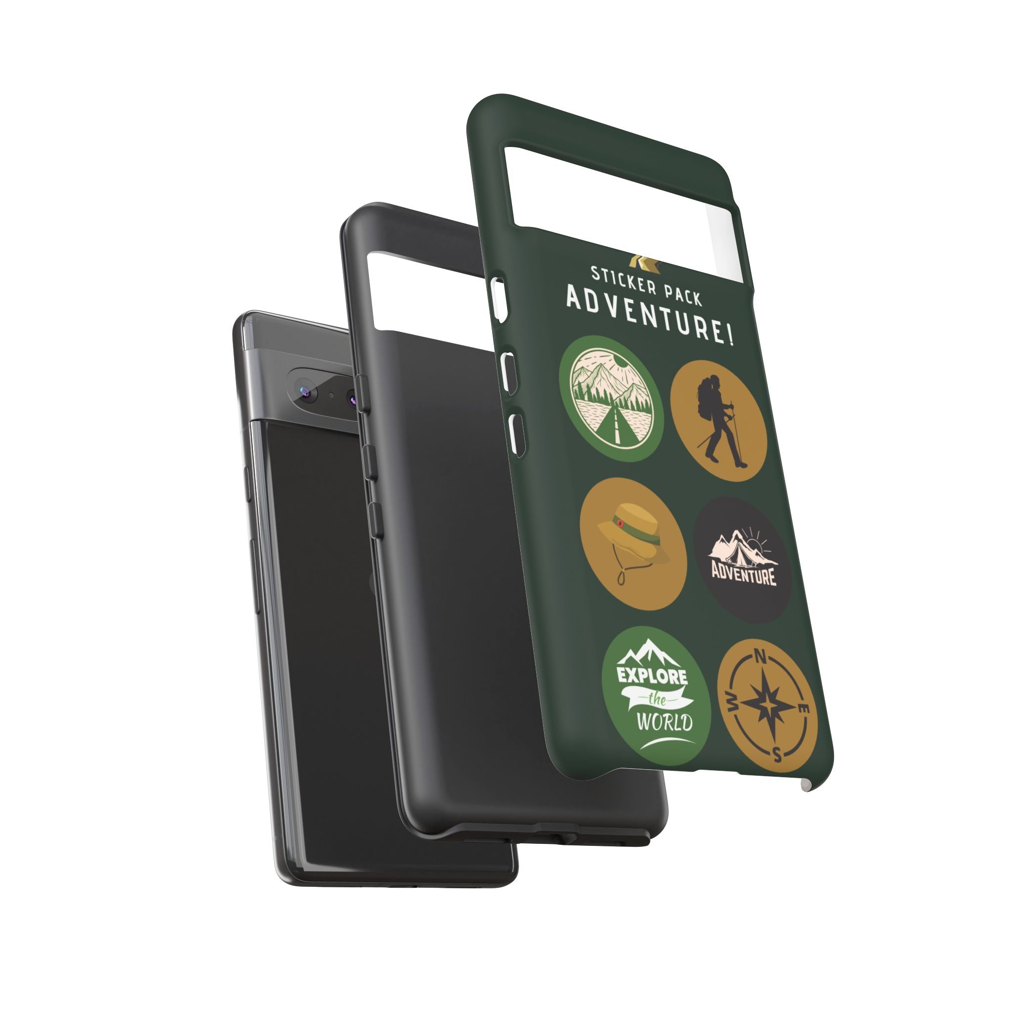 Adventure Hiking Phone Case — Outdoor Sticker Design