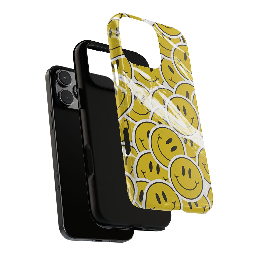 Smiley Face Phone Case — Happy Colorful Aesthetic Cover