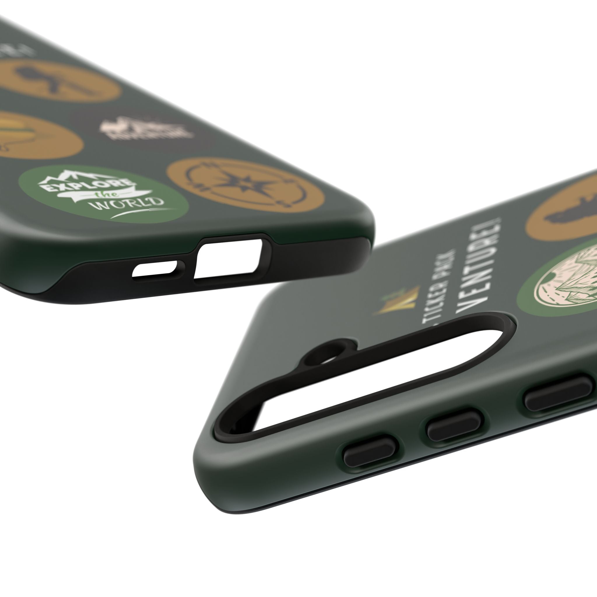 Adventure Hiking Phone Case — Outdoor Sticker Design